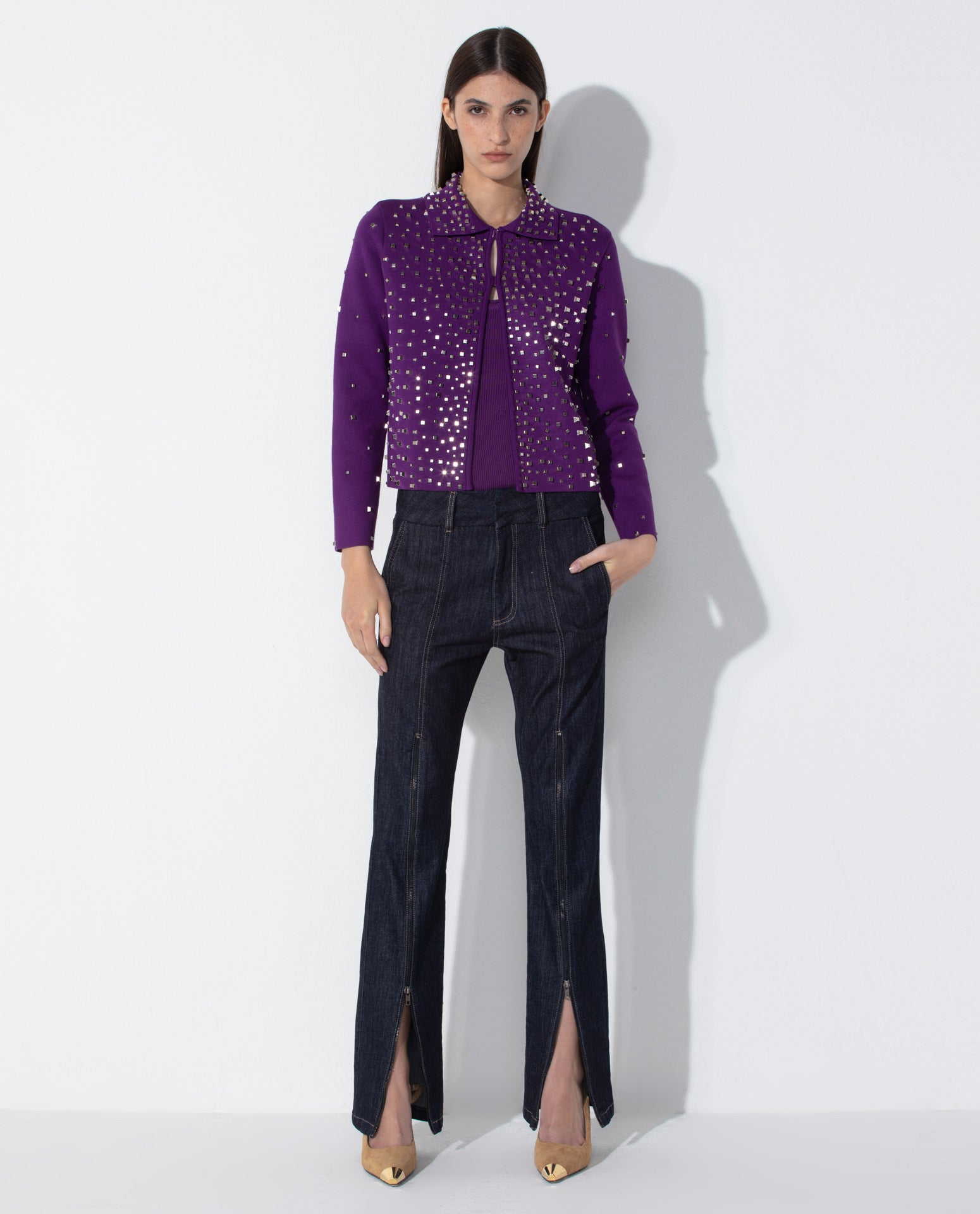 Casaco Lafort Curto Mariah Tricot