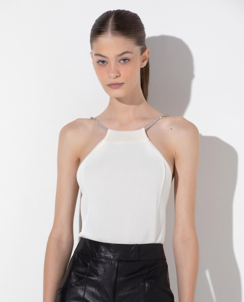 Top Lafort Cropped Mabele Tricot