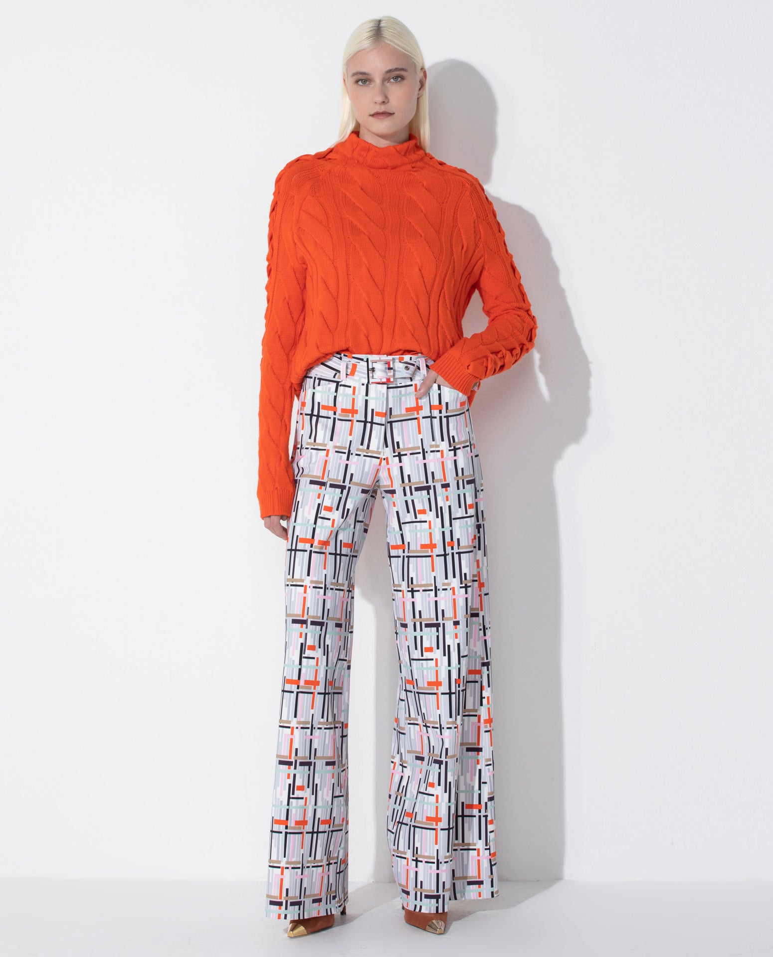 Blusa Lafort Gola Alta Amanda Tricot