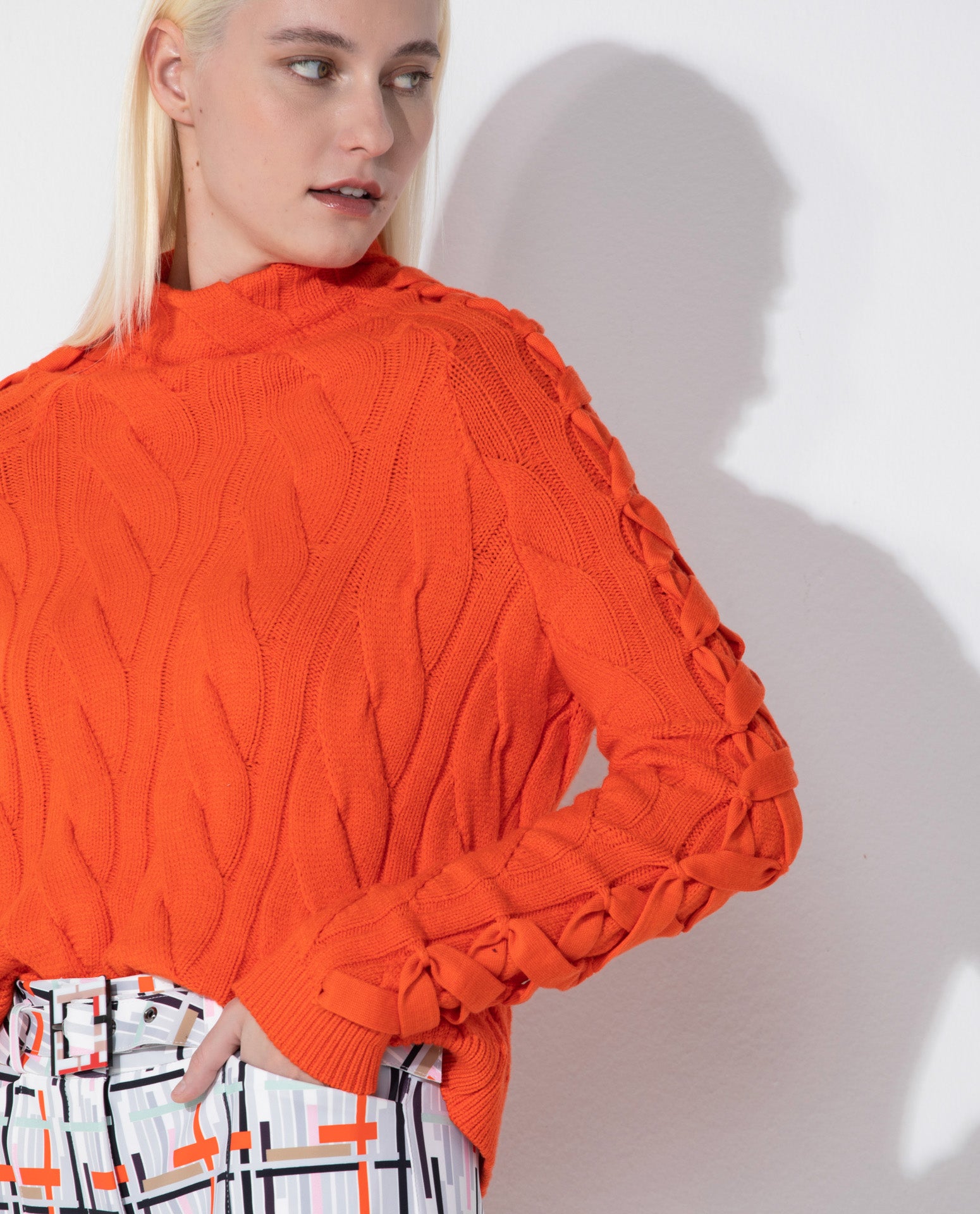 Blusa Lafort Gola Alta Amanda Tricot