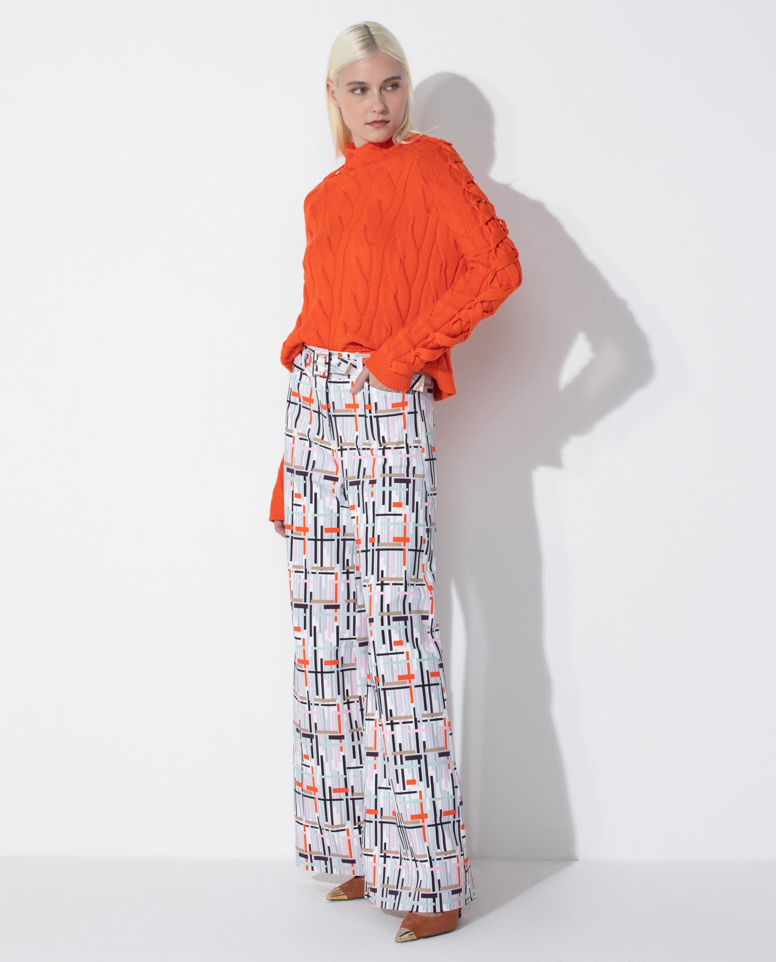 Blusa Lafort Gola Alta Amanda Tricot