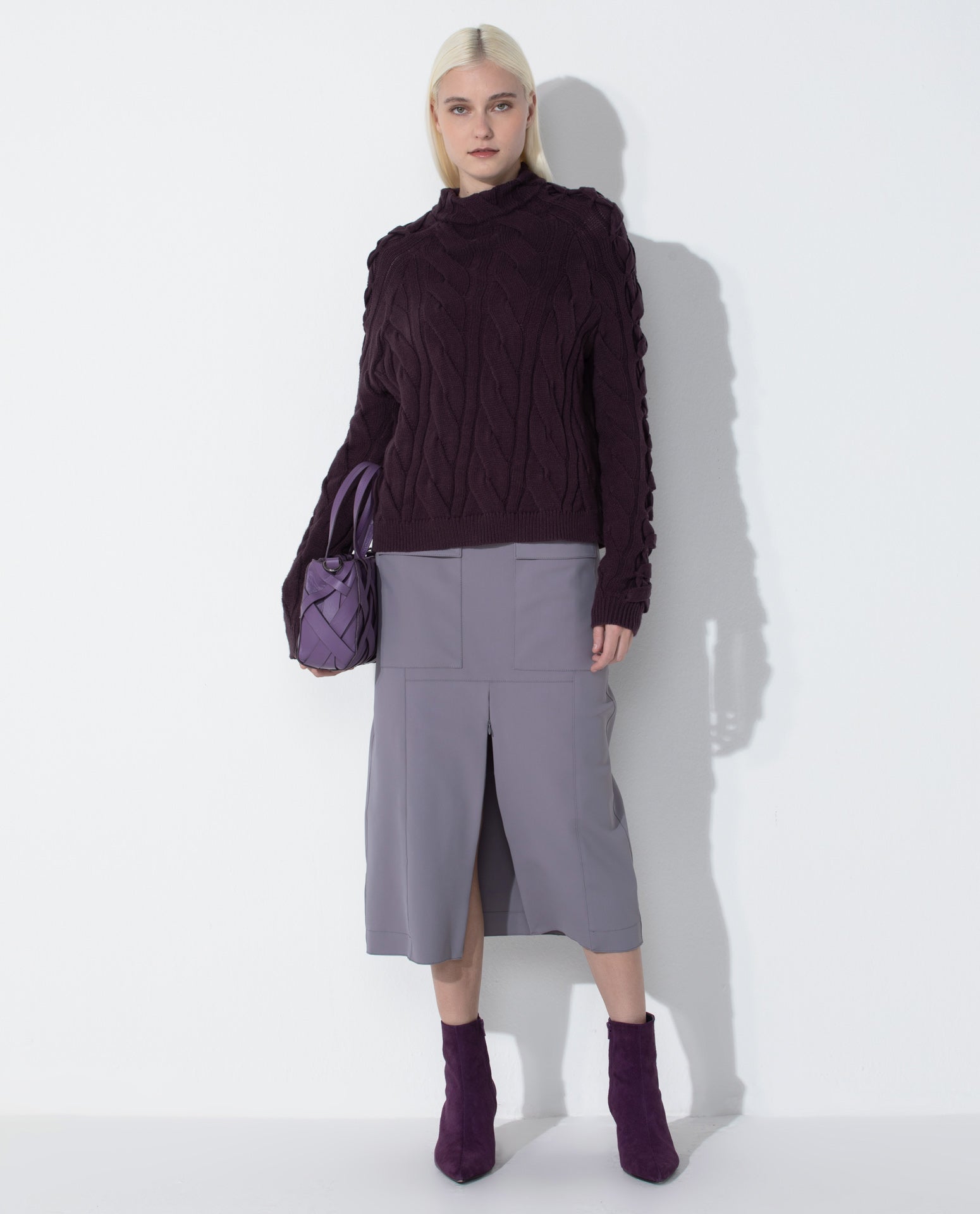 Blusa Lafort Gola Alta Amanda Tricot