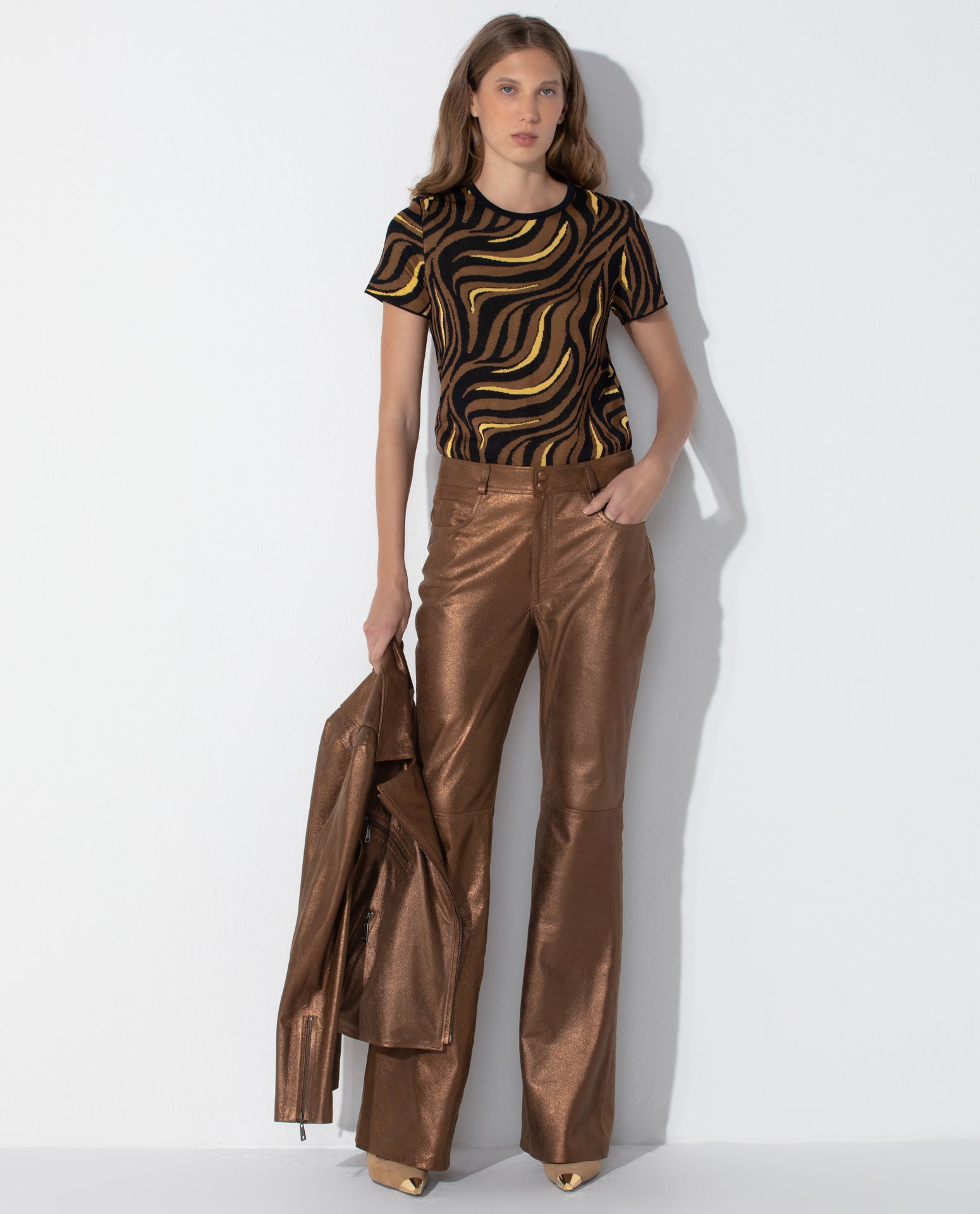 Blusa Lafort Manga Curta Miranda Tricot