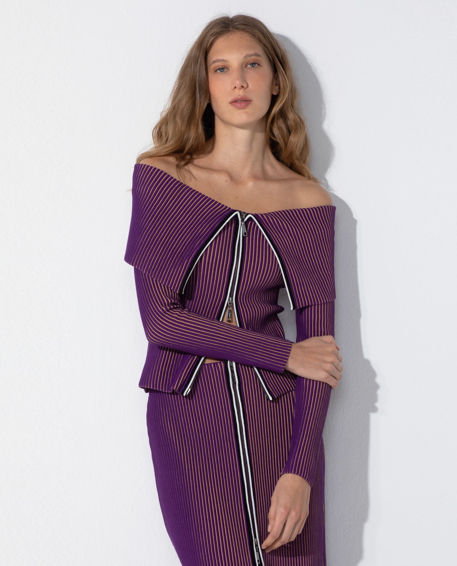 Blusa Lafort Ombro A Ombro Bárbara Tricot