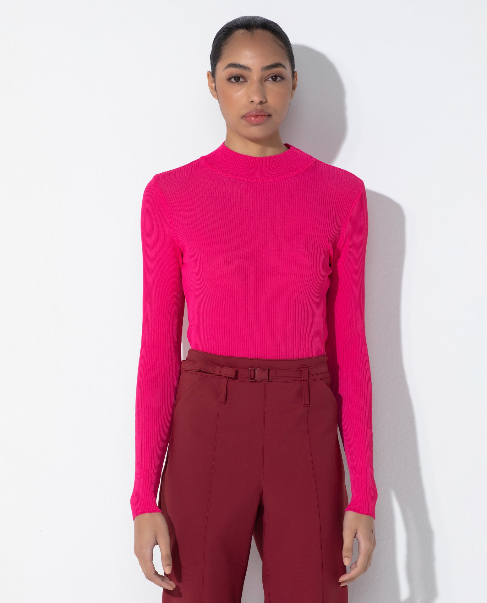 Blusa Lafort Gola Alta Letícia Tricot London Stories