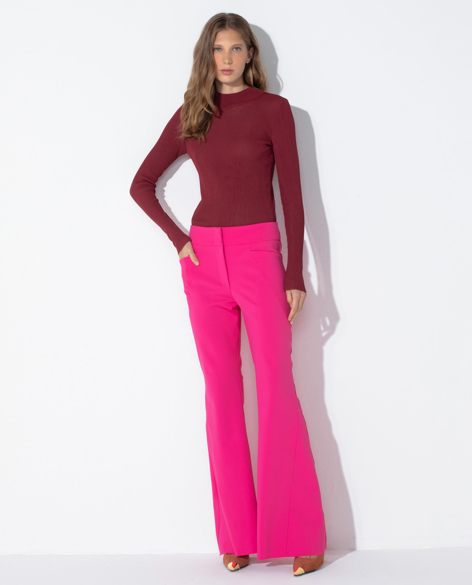 Blusa Lafort Gola Alta Letícia Tricot London Stories