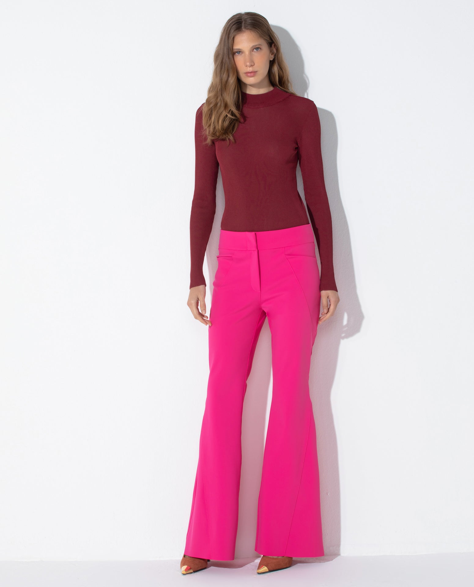 Blusa Lafort Gola Alta Letícia Tricot London Stories