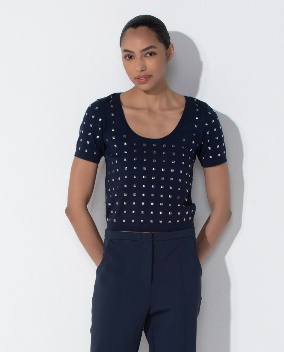 Blusa Lafort Decote U Mariah Tricot