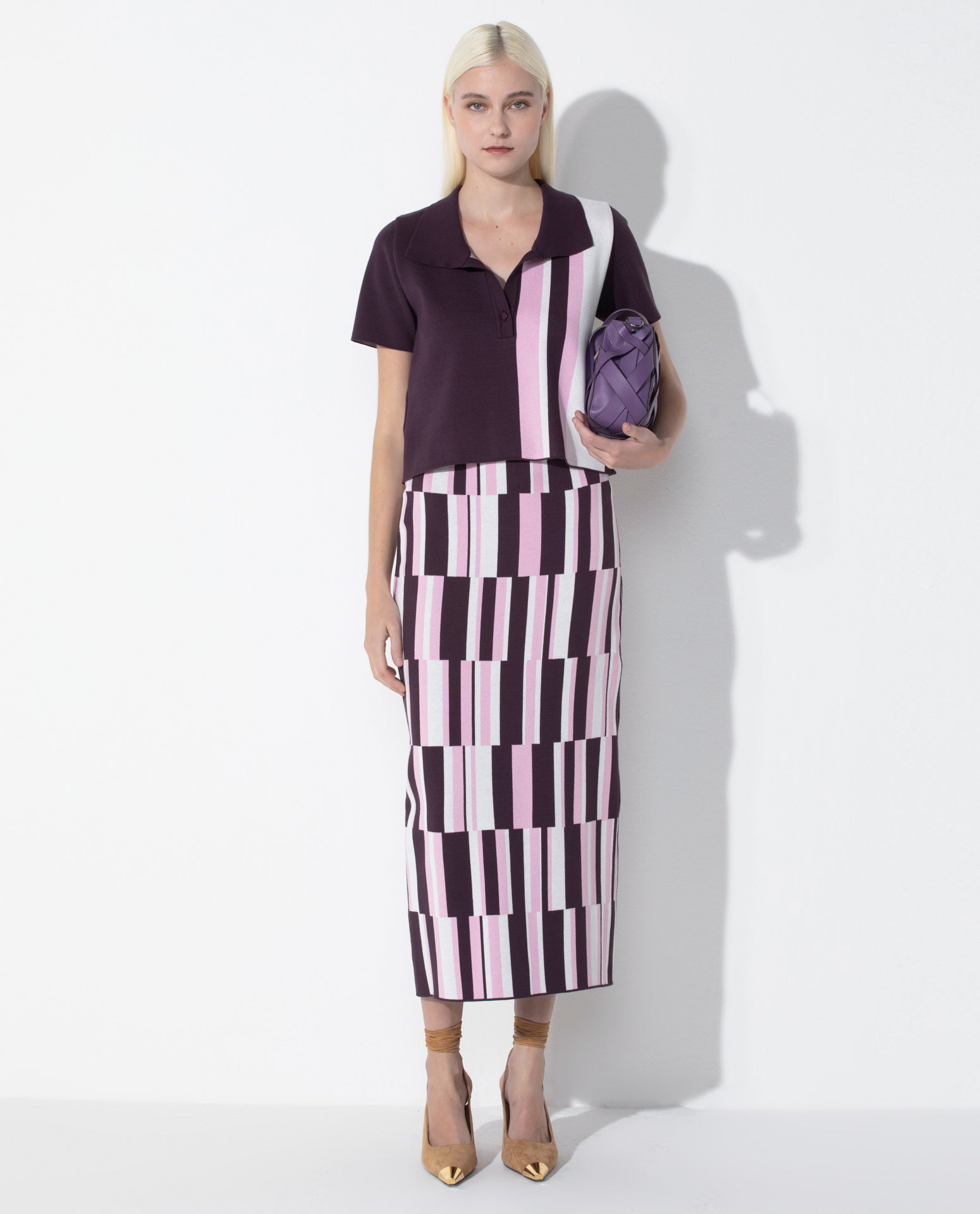 Blusa Lafort Gola Polo Marjorie Tricot