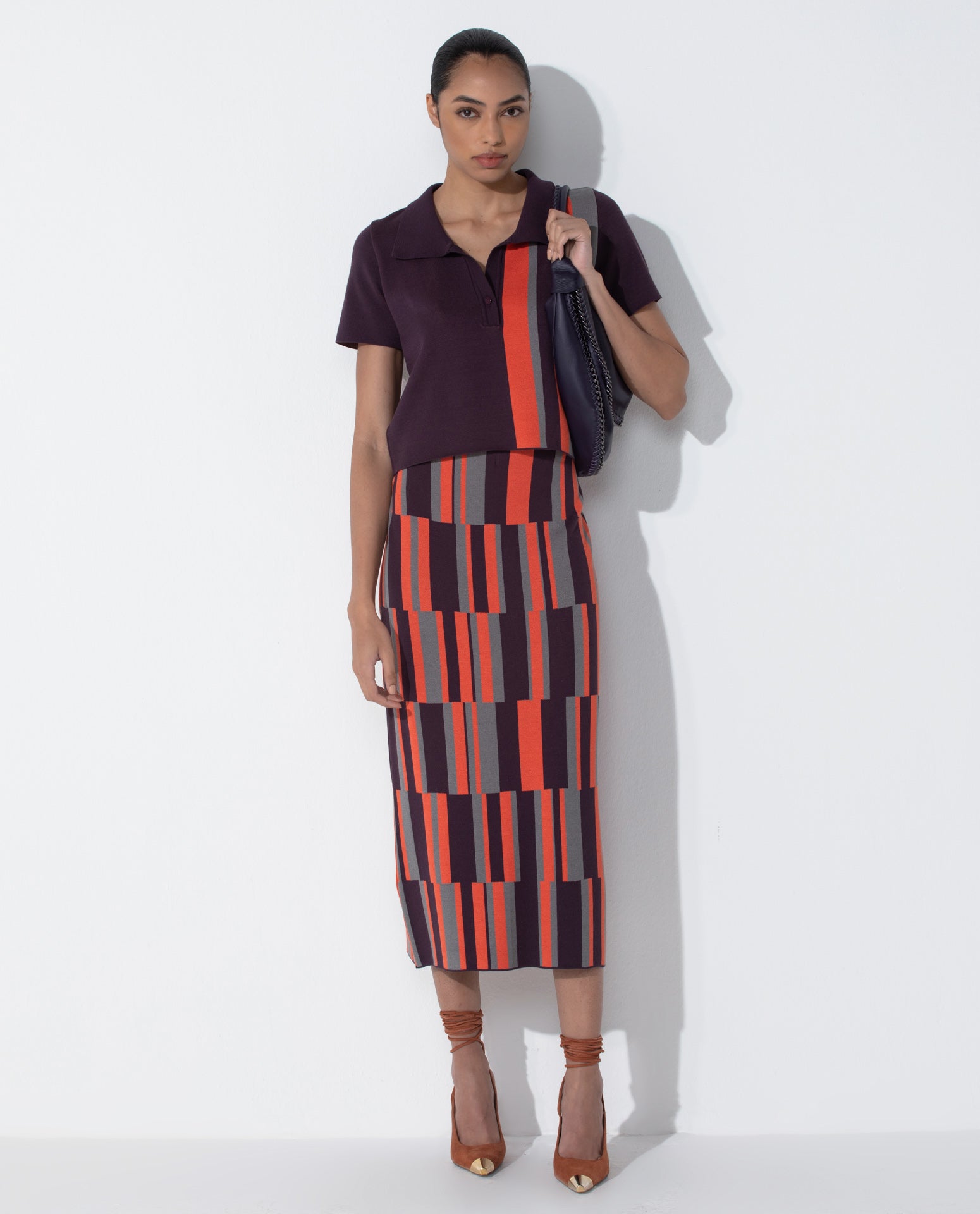 Blusa Lafort Gola Polo Marjorie Tricot