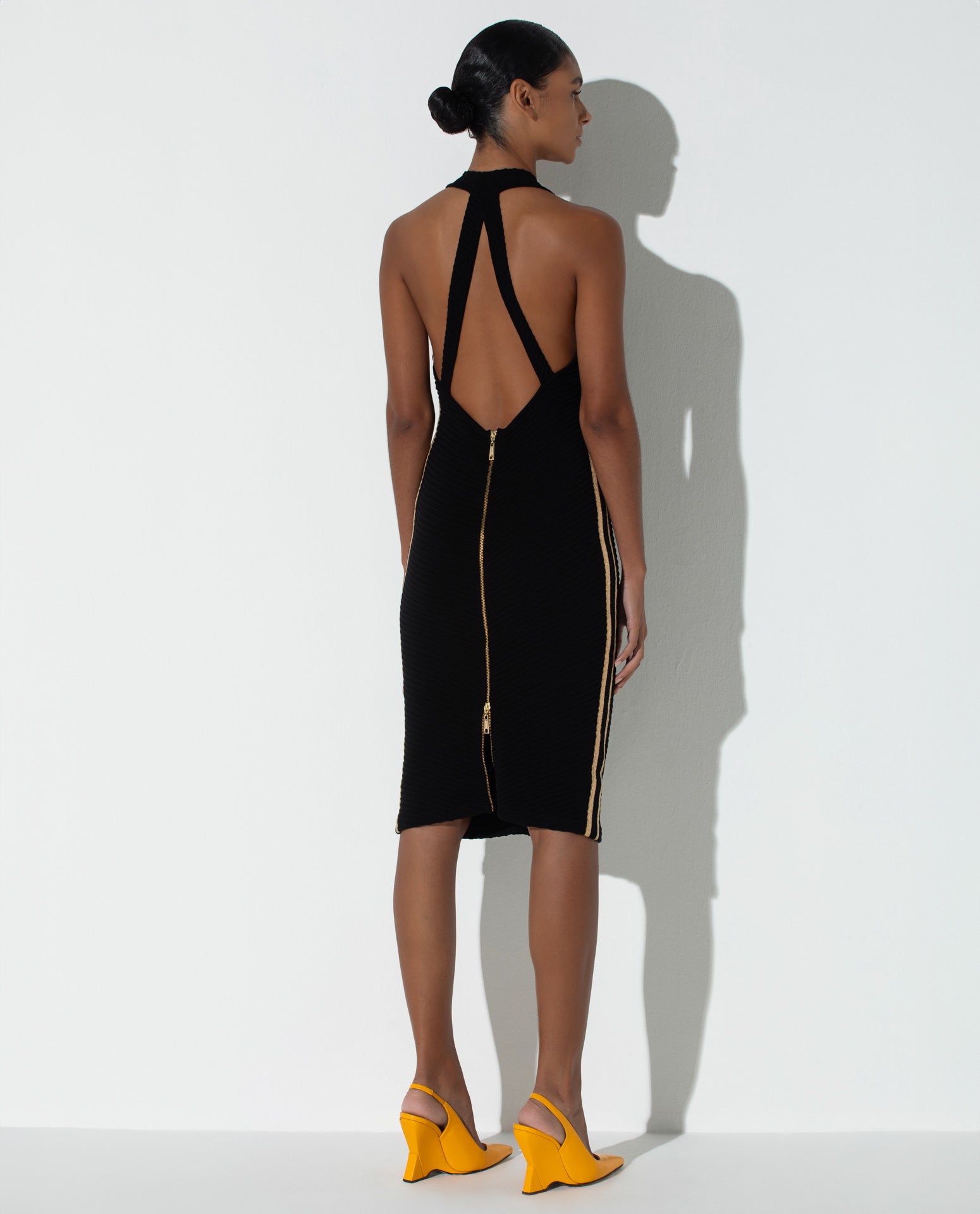 Vestido Lafort Decote V Marina Tricot