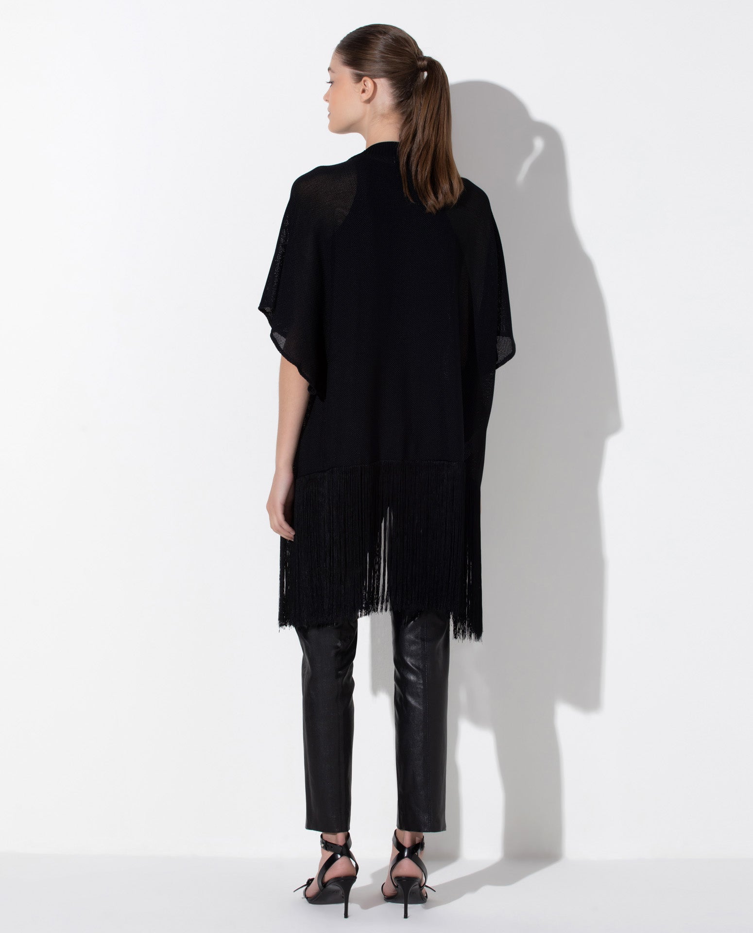 Kimono Lafort Com Franjas Nya Tricot