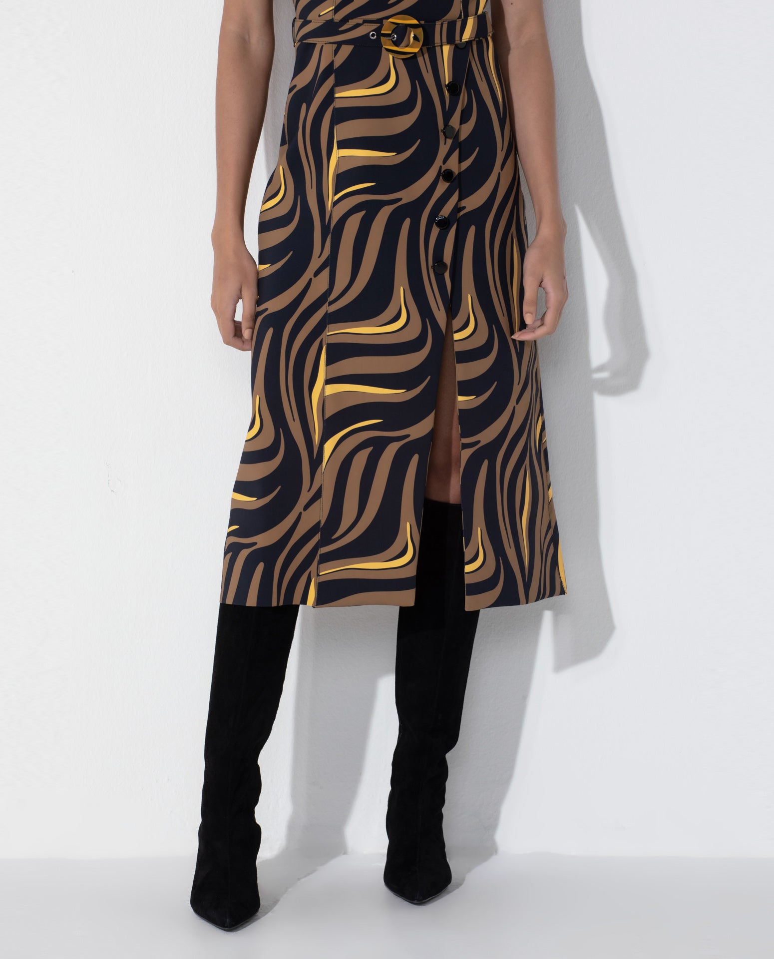 Vestido Lafort Transpasse Clau Technoblock® Estampado