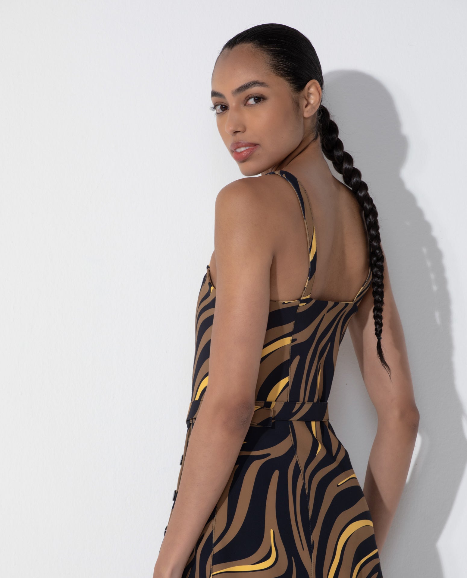 Vestido Lafort Transpasse Clau Technoblock® Estampado