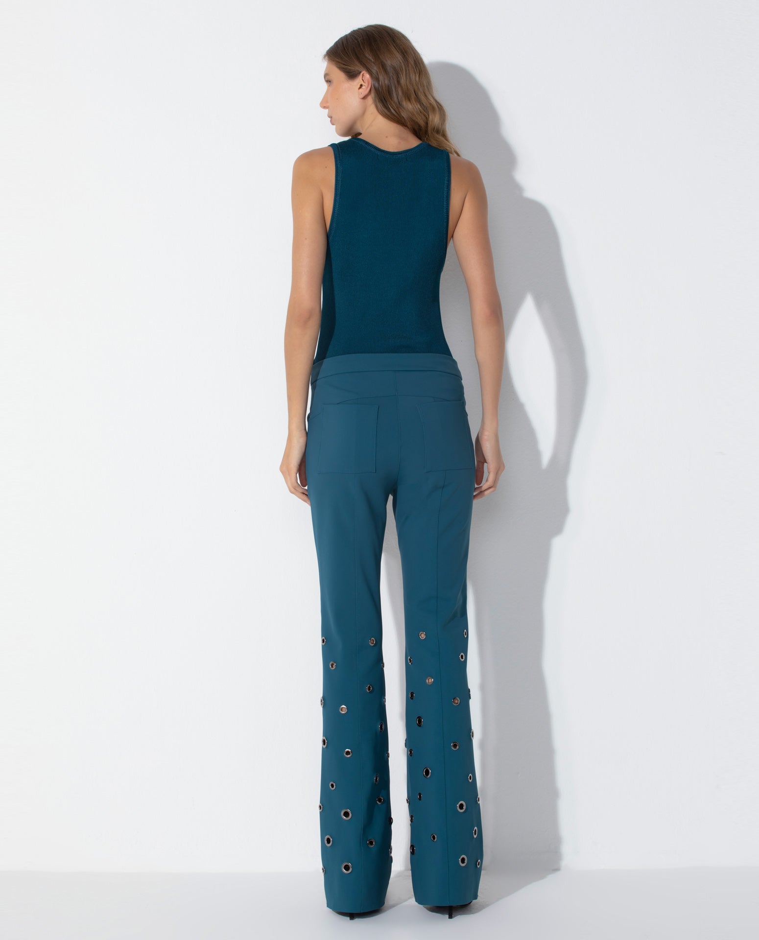 Calça Lafort Boot Com Ilhós Mônica Technoblock®