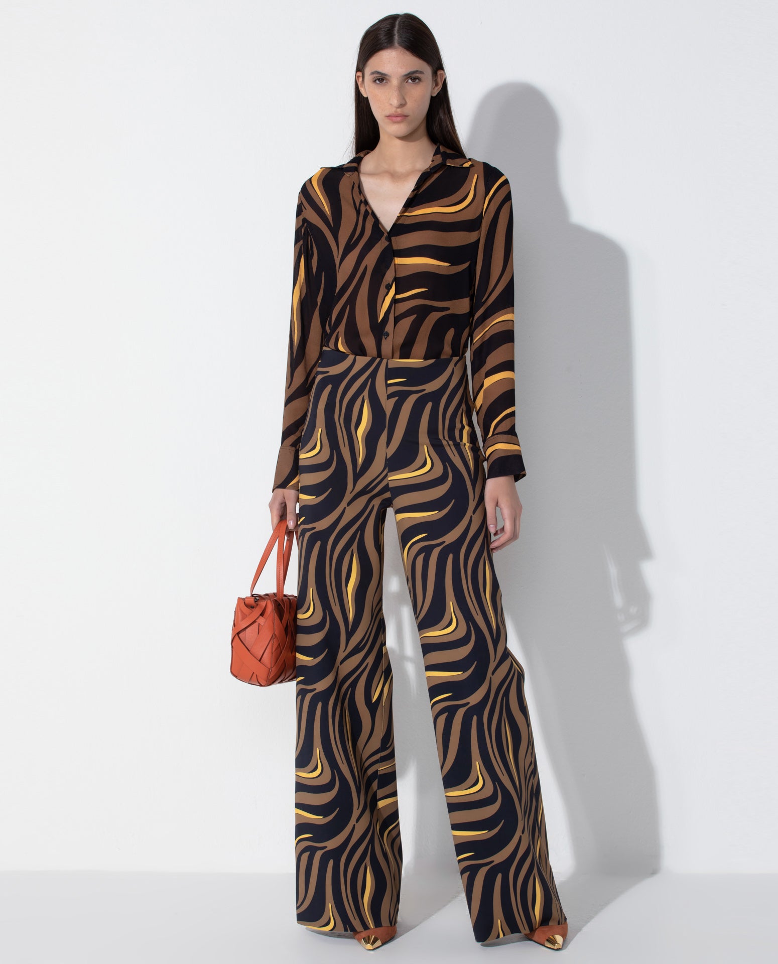 Calça Lafort Pantalona Lilian Technoblock® Estampada