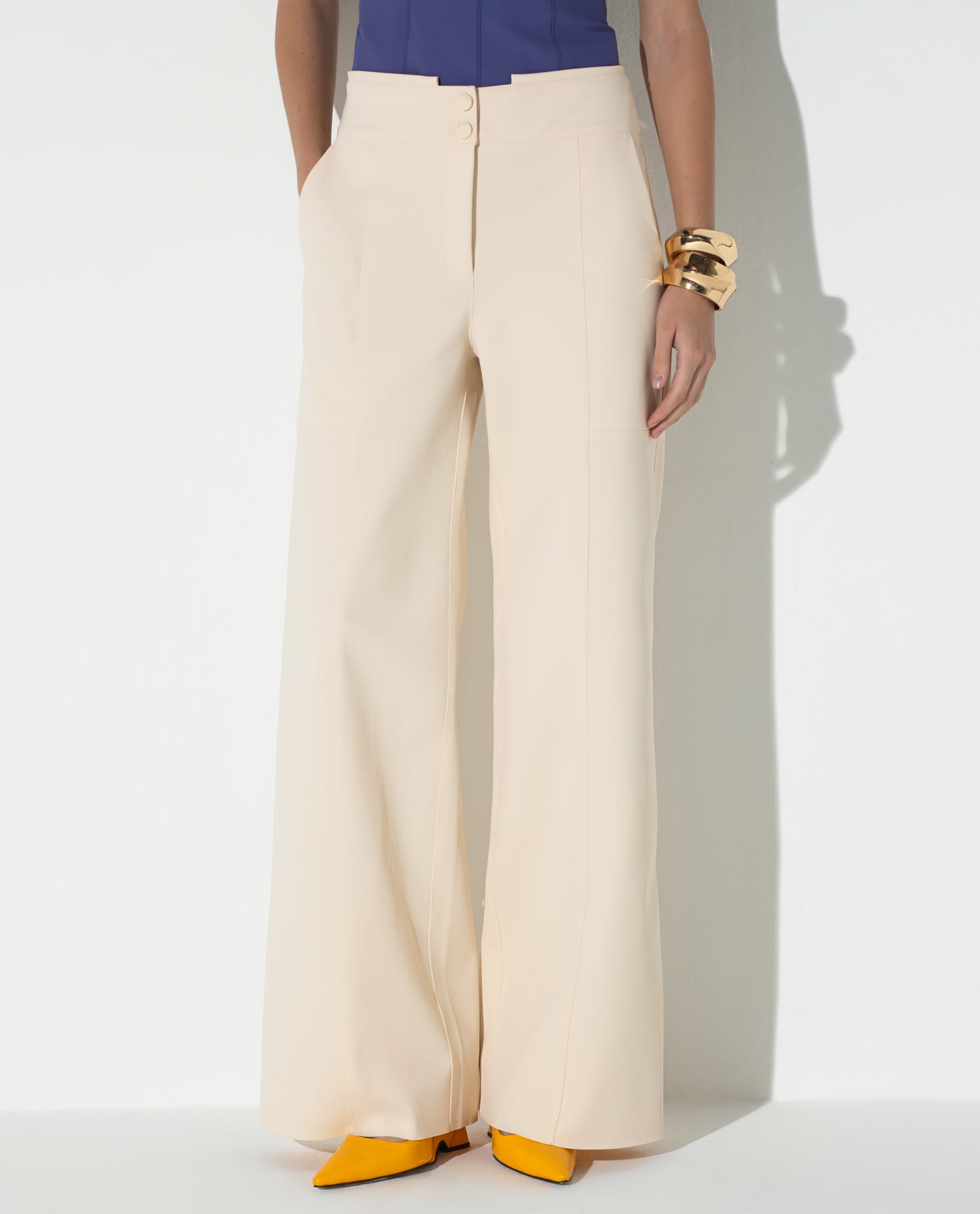 Calça Lafort Pantalona Miriam Technoblock® Neutra