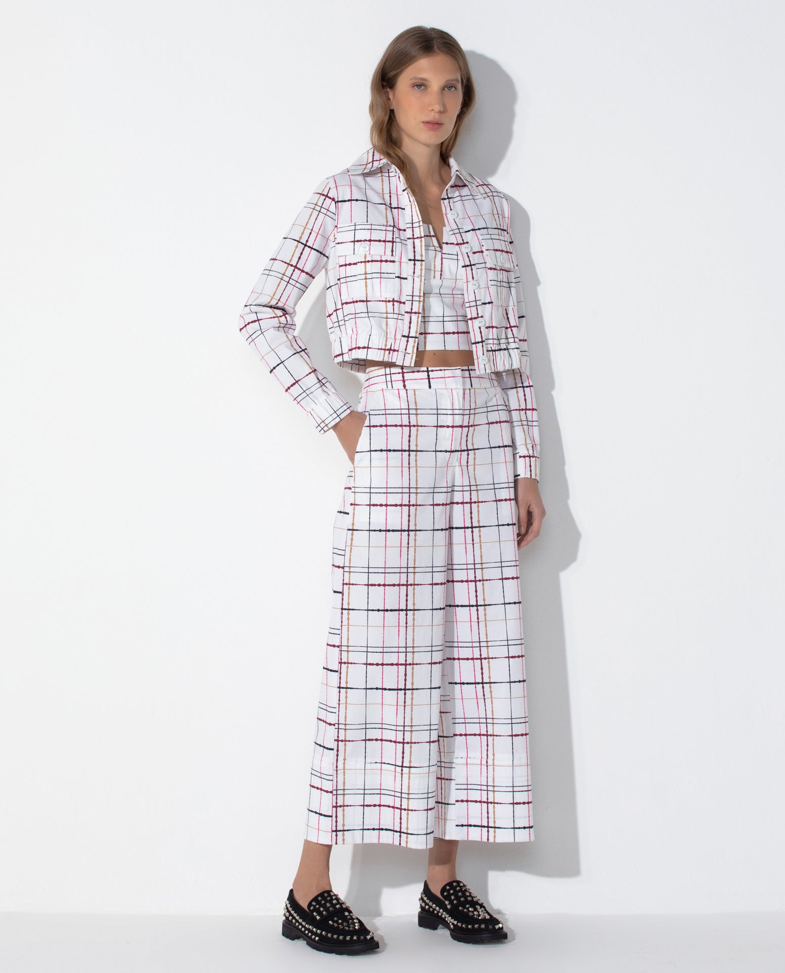Jaqueta Lafort Bomber Clara Tricoline Estampada