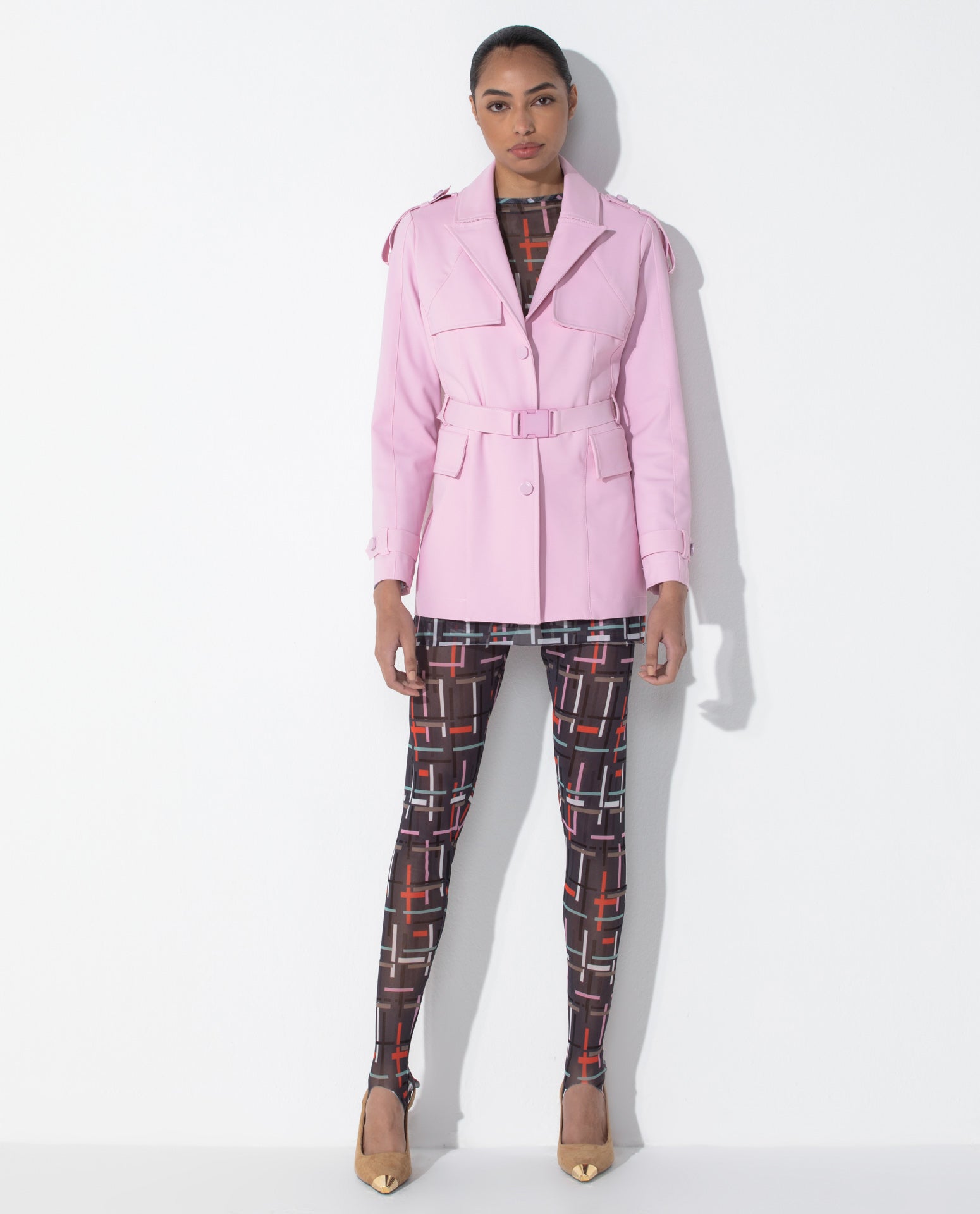 Casaco Lafort Com Cinto Sonia Technoblock®