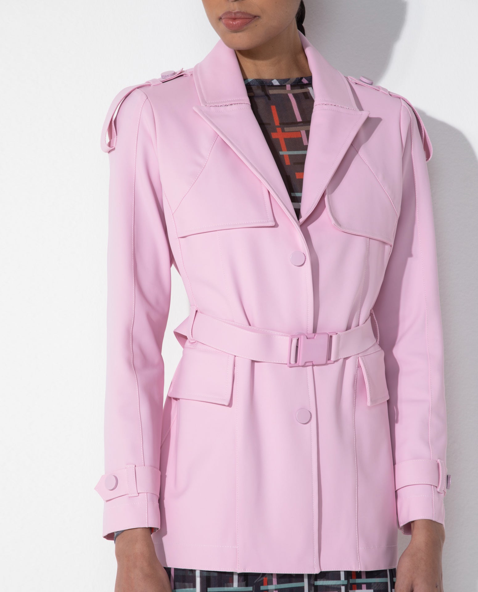 Casaco Lafort Com Cinto Sonia Technoblock®