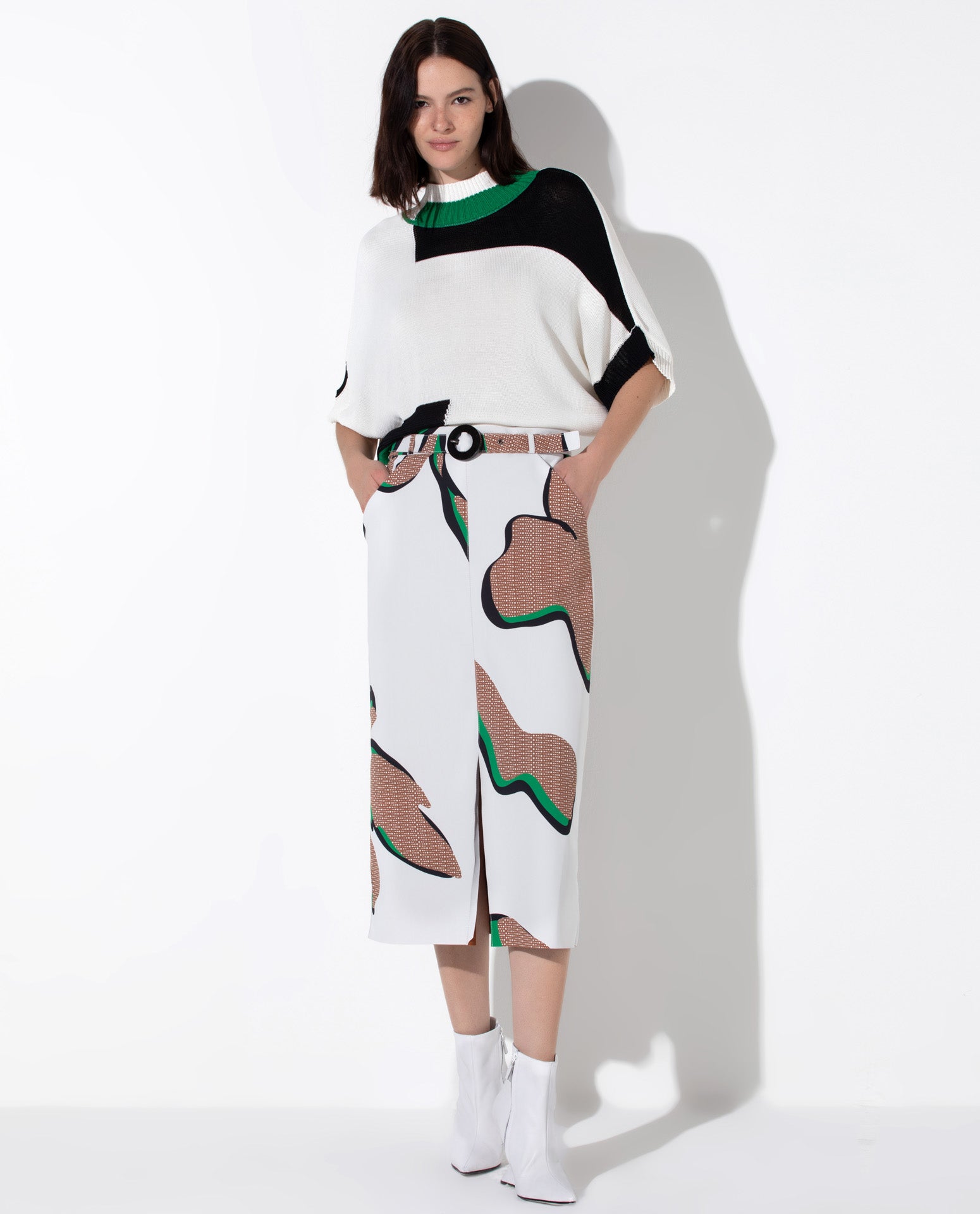 Saia Lafort Midi Micaela Technoblock® Estampado London Stories