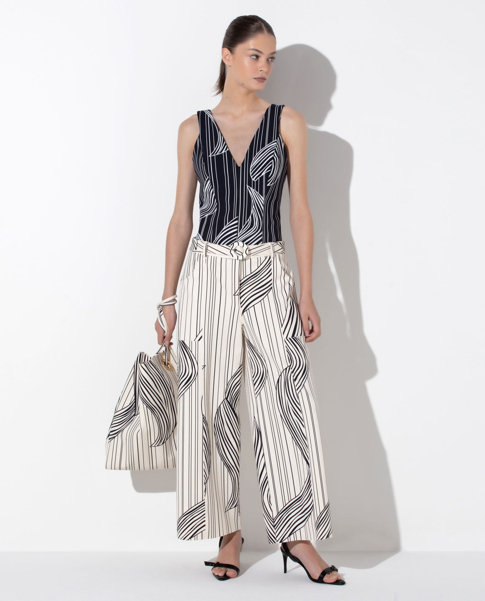 Top Lafort Decote V Rê Technoblock® Retro Future