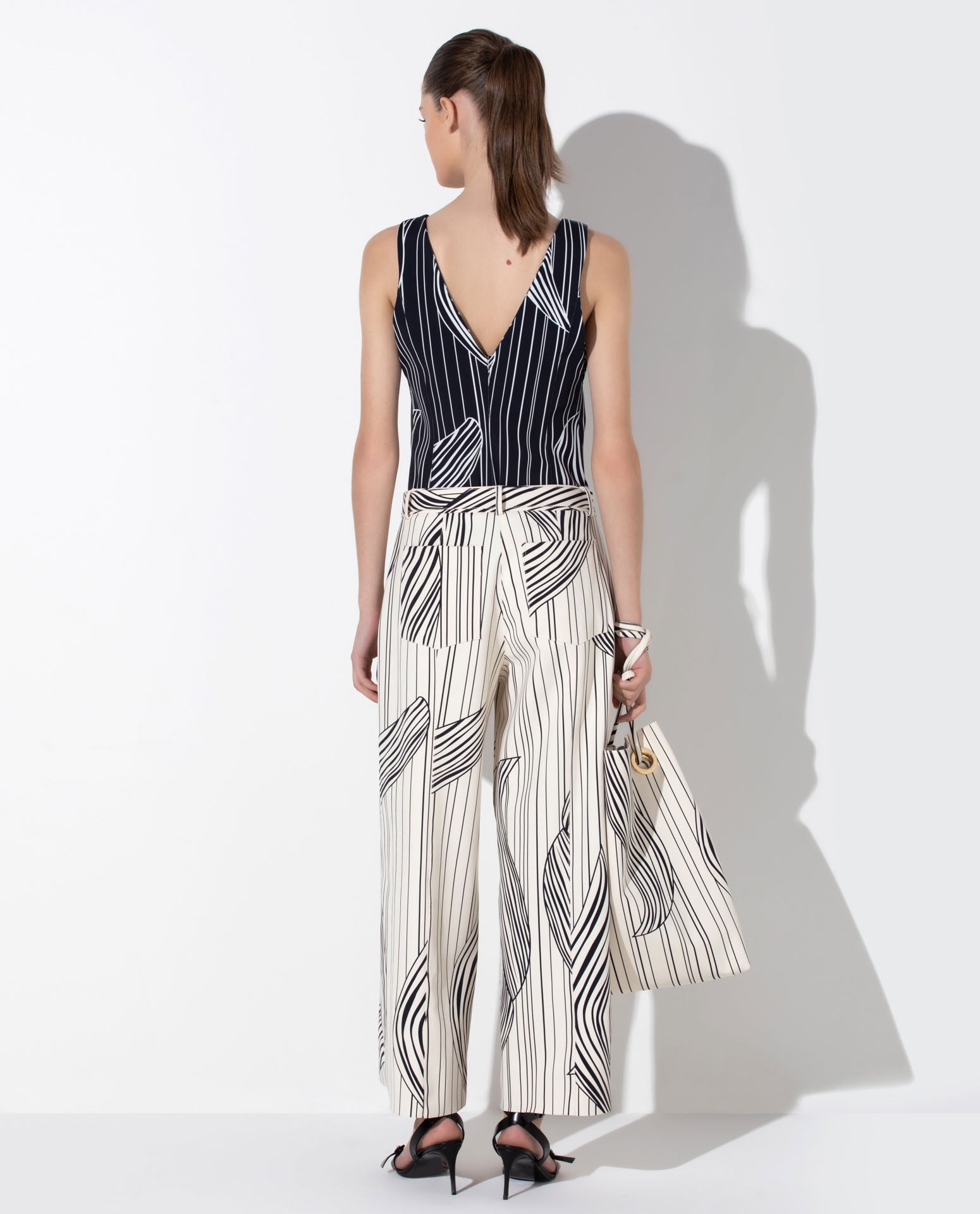 Top Lafort Decote V Rê Technoblock® Retro Future