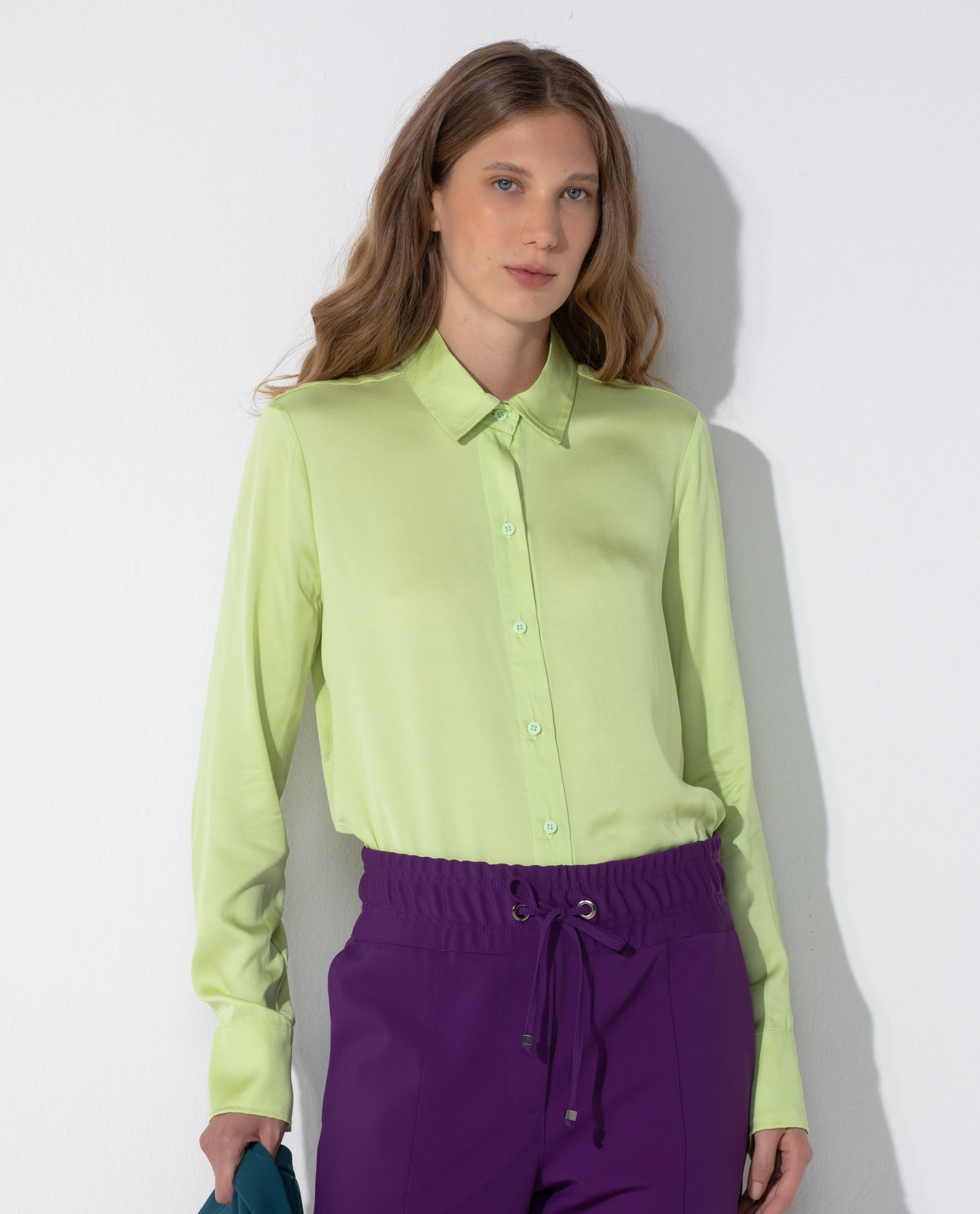 Camisa Lafort Leve Rubi Acetinado