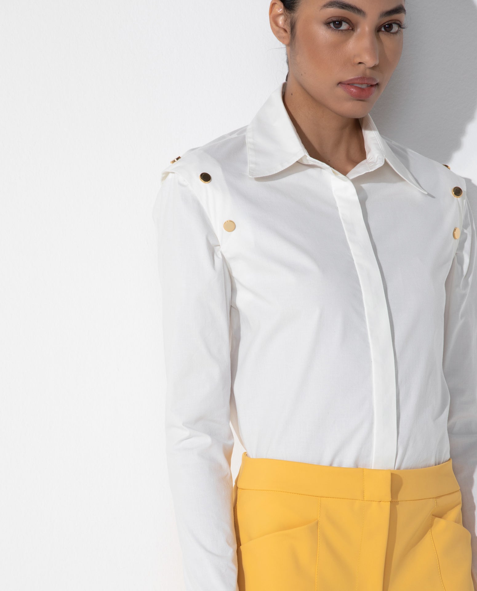 Camisa Abertura Anna Tricoline