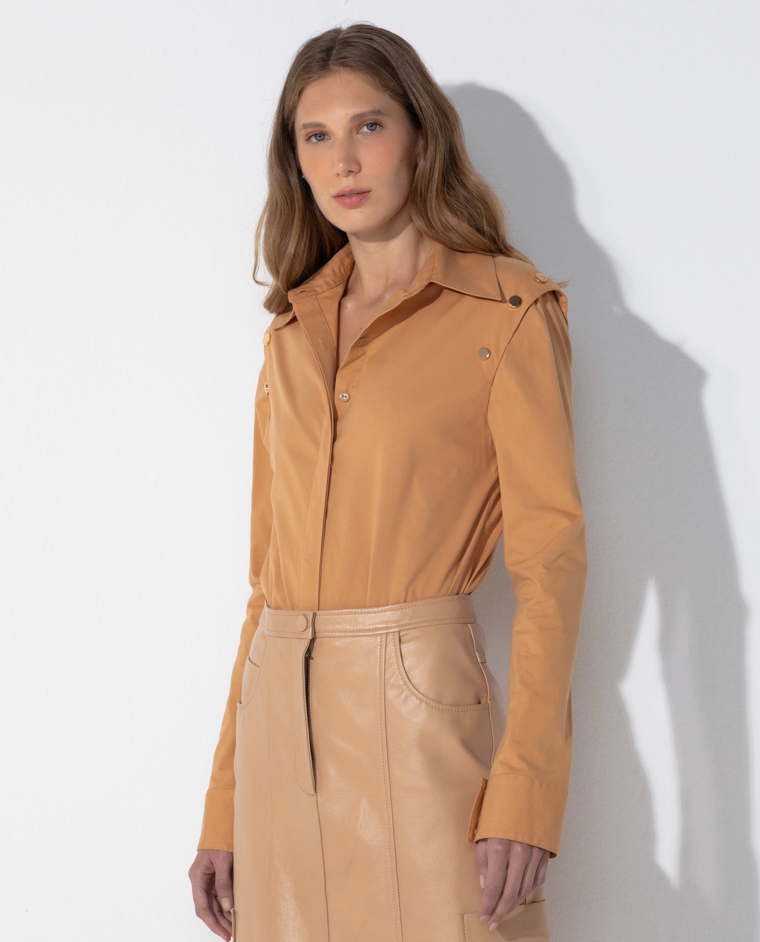 Camisa Abertura Anna Tricoline