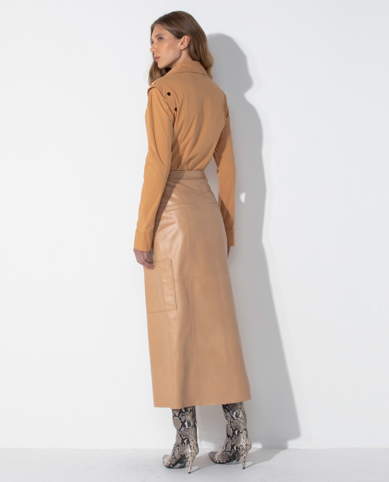 Camisa Abertura Anna Tricoline