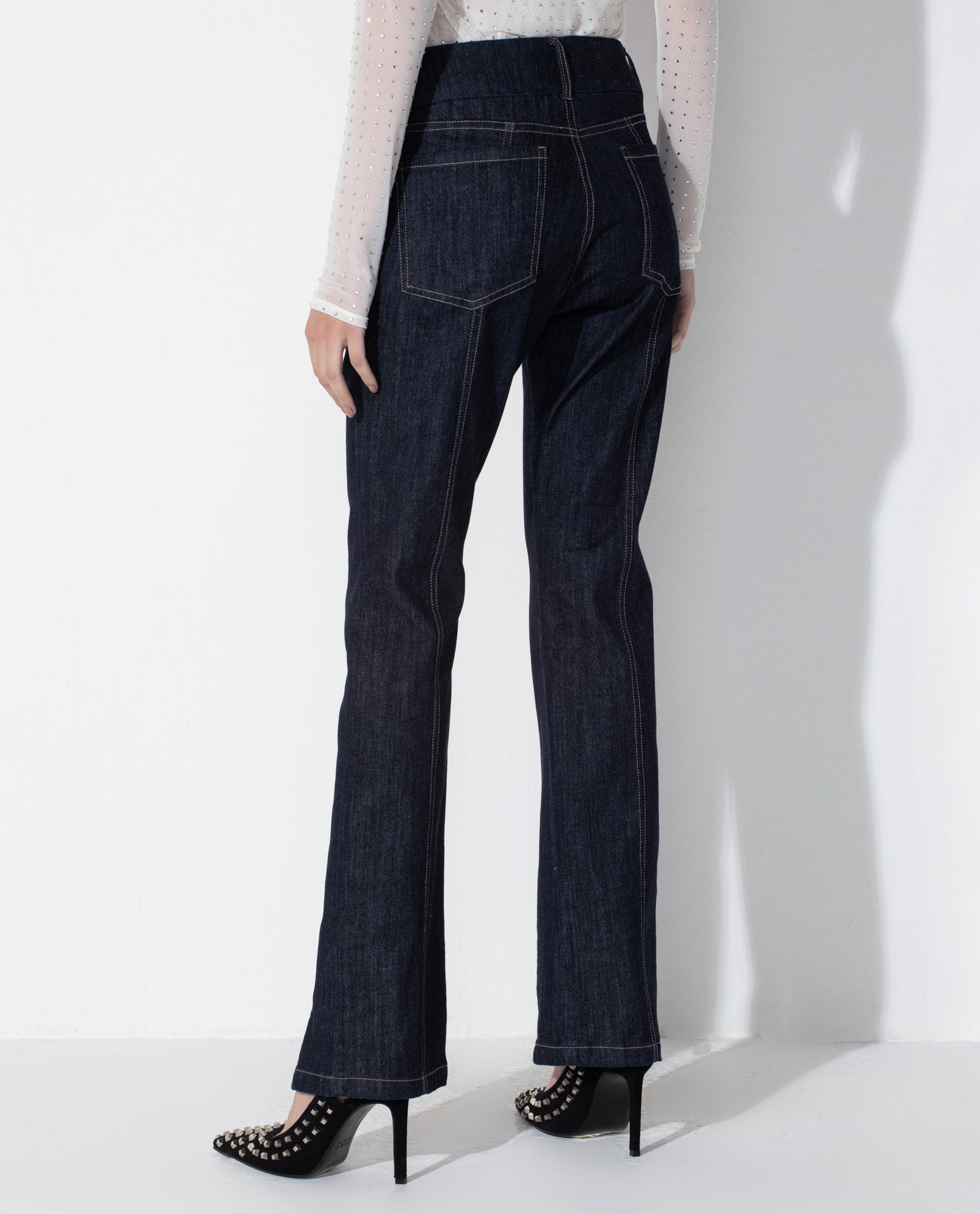 Calça Lafort Com Zíper Amber Jeans