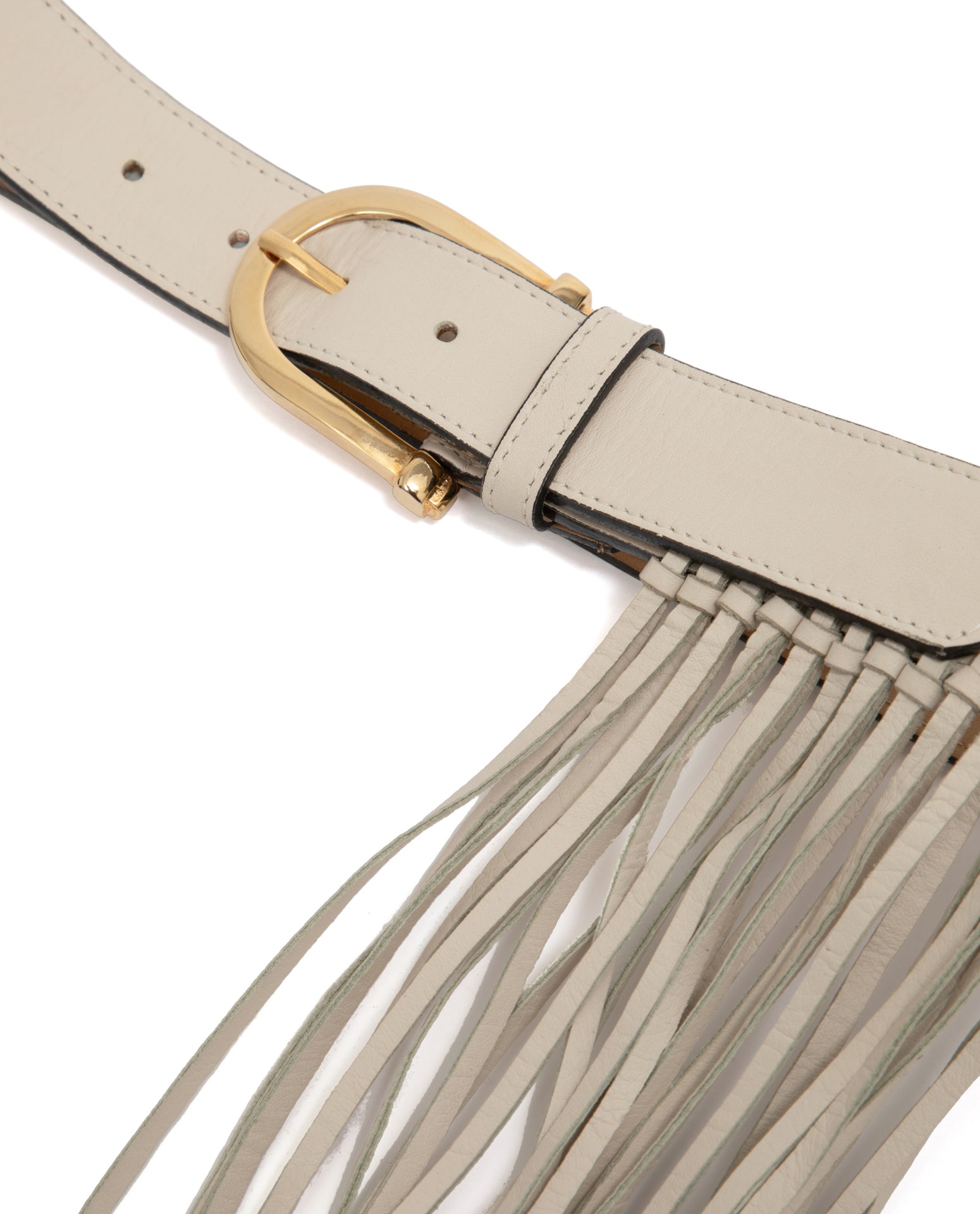 Cinto Lafort Com Franjas Amelie Couro