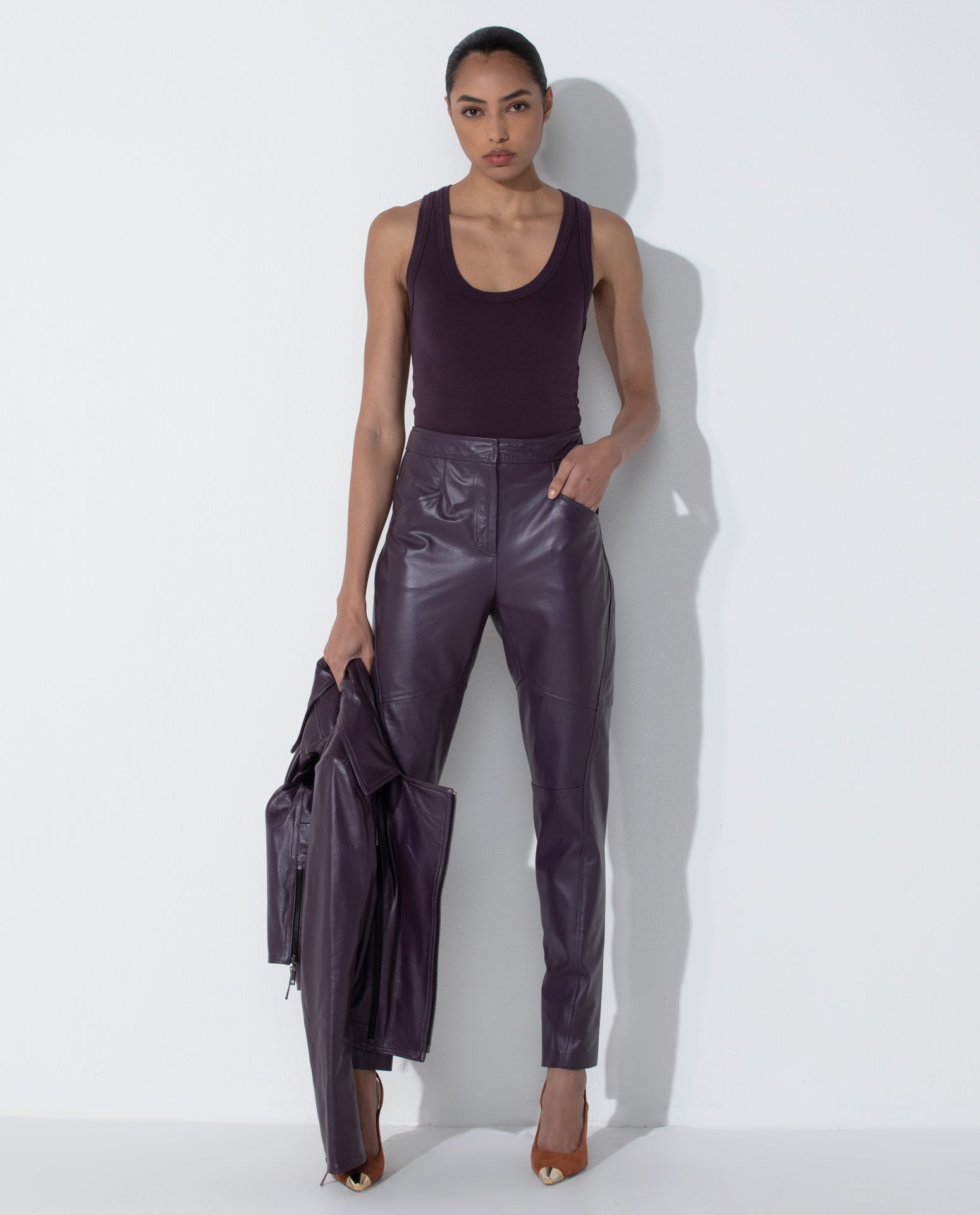 Calça Lafort Skinny Simona Couro