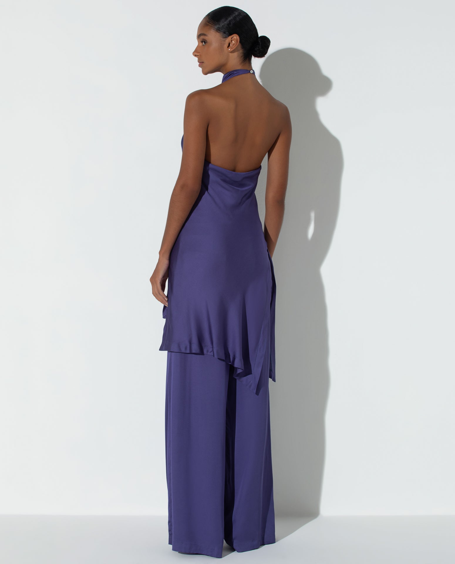 Blusa Lafort Frente Única Lua Crepe Acetinado