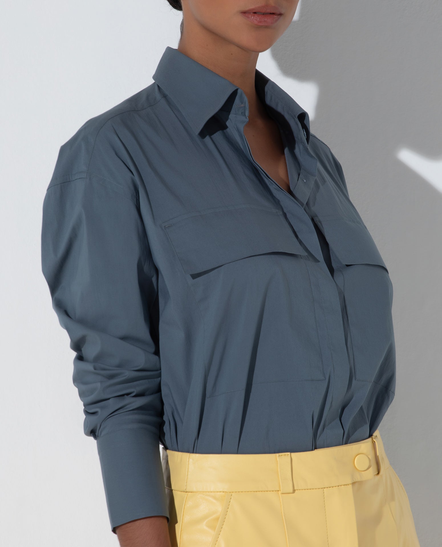 Camisa Lafort Com Bolsos Edith Technocotton