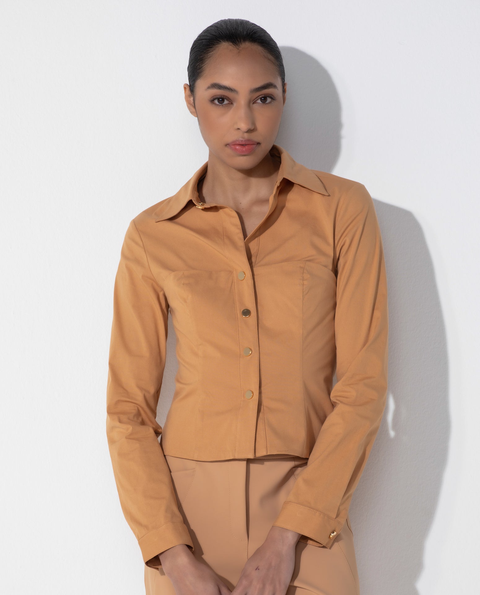 Camisa Lafort Corset Agatha Tricoline