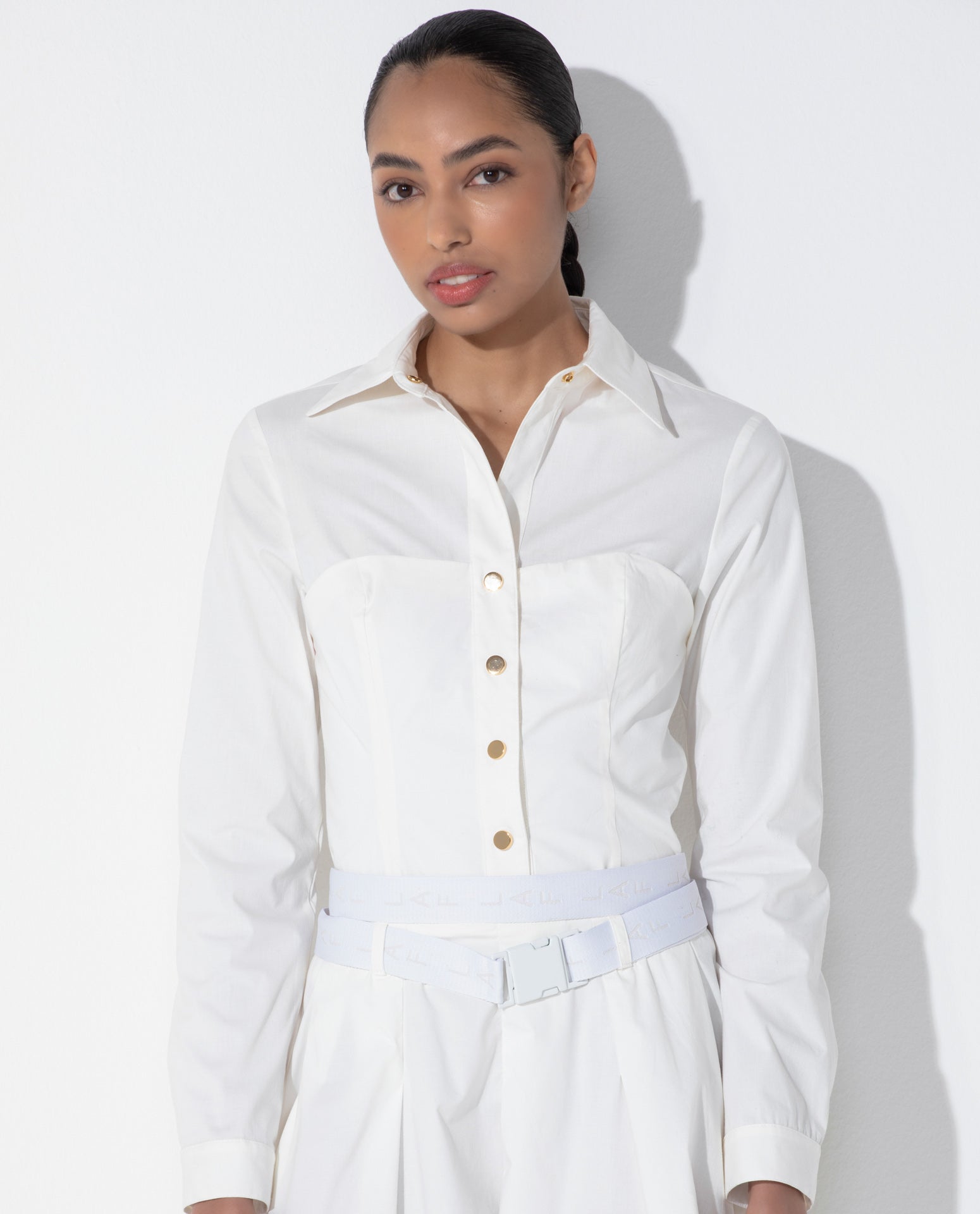 Camisa Lafort Corset Agatha Tricoline