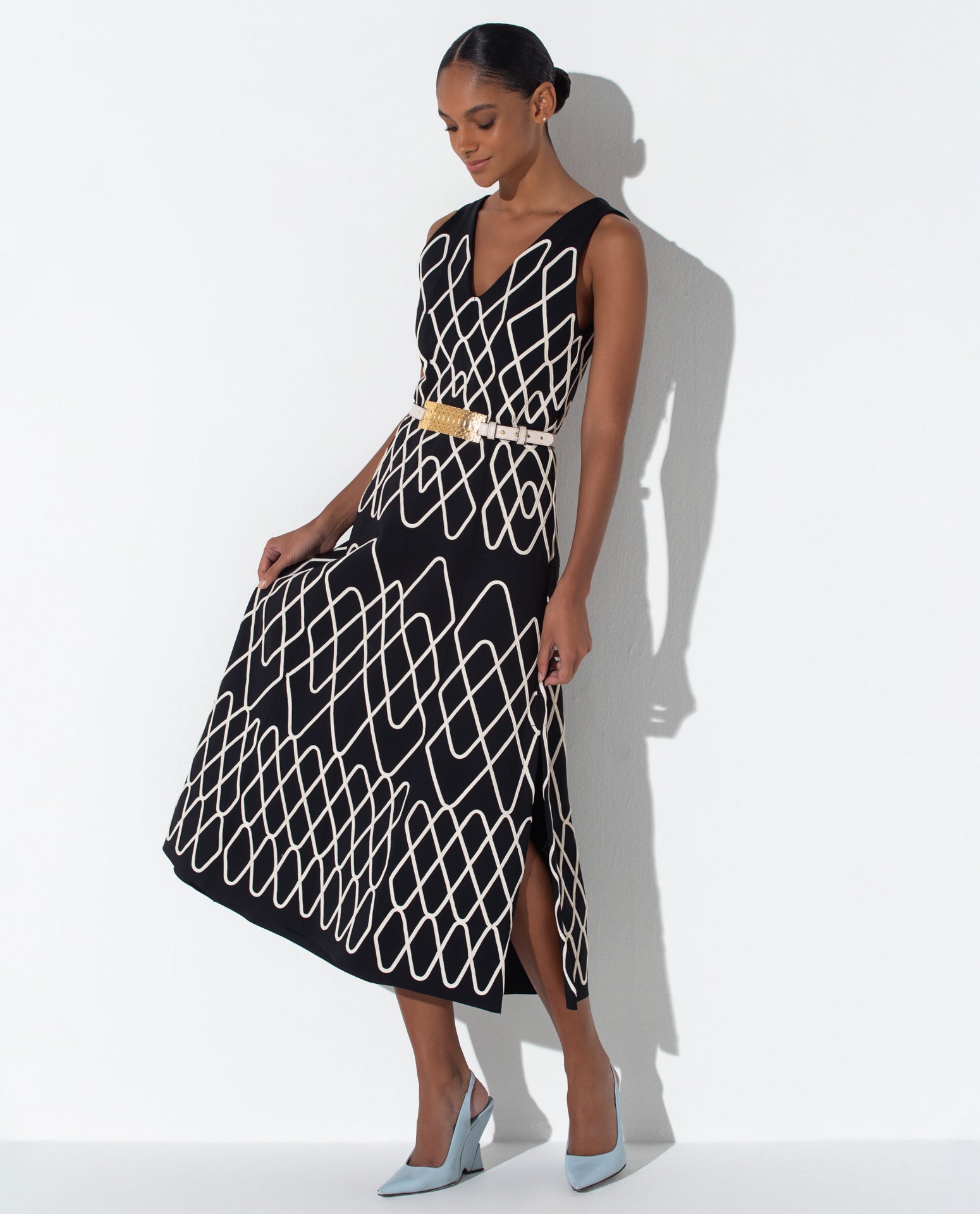 Vestido Lafort Com Bordado Rubi Technoblock®