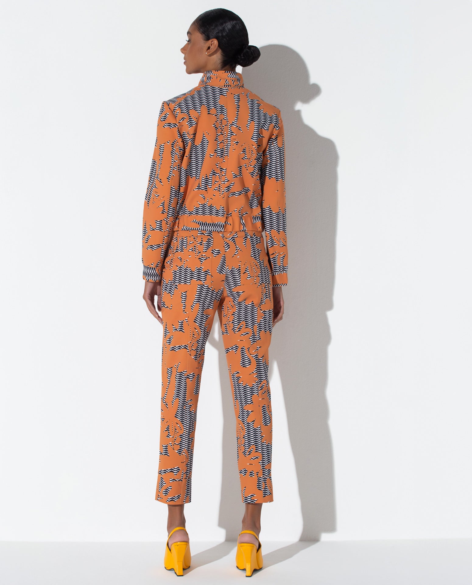 Jaqueta Lafort Bomber Odete Technoblock® Estampada