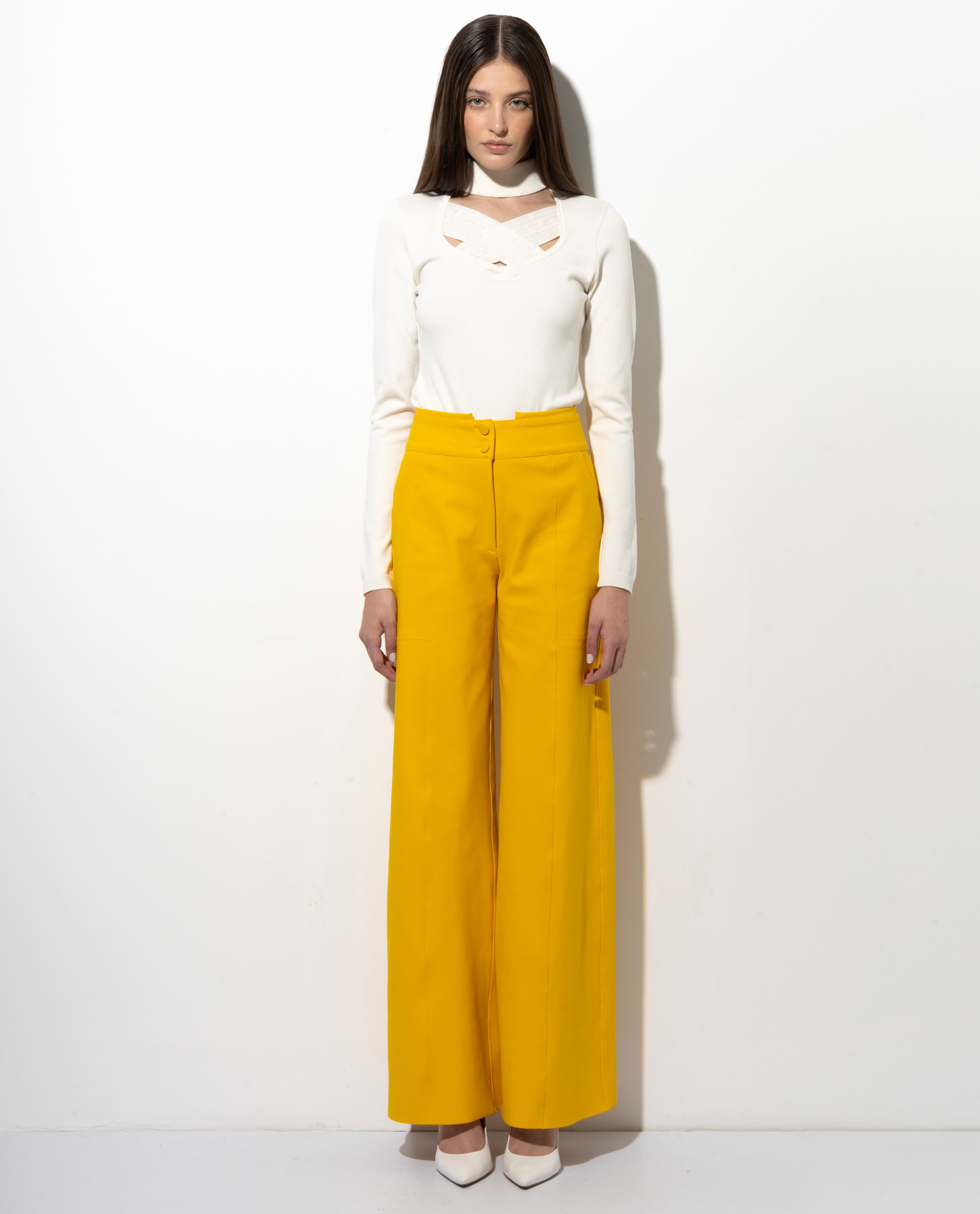 Blusa Lafort Gola Alta Giuliana Tricot