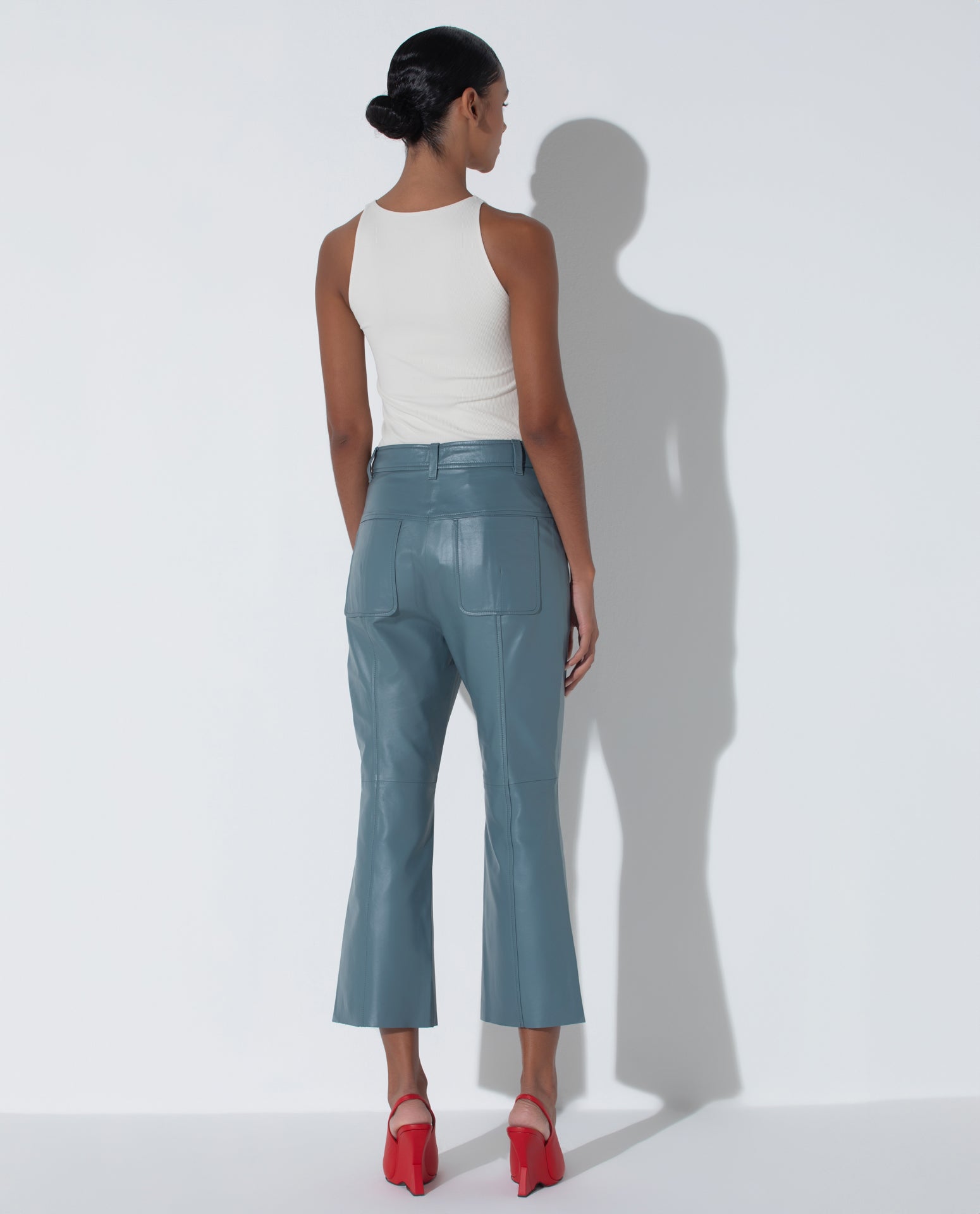 Calça Lafort Capri Gabriela Couro