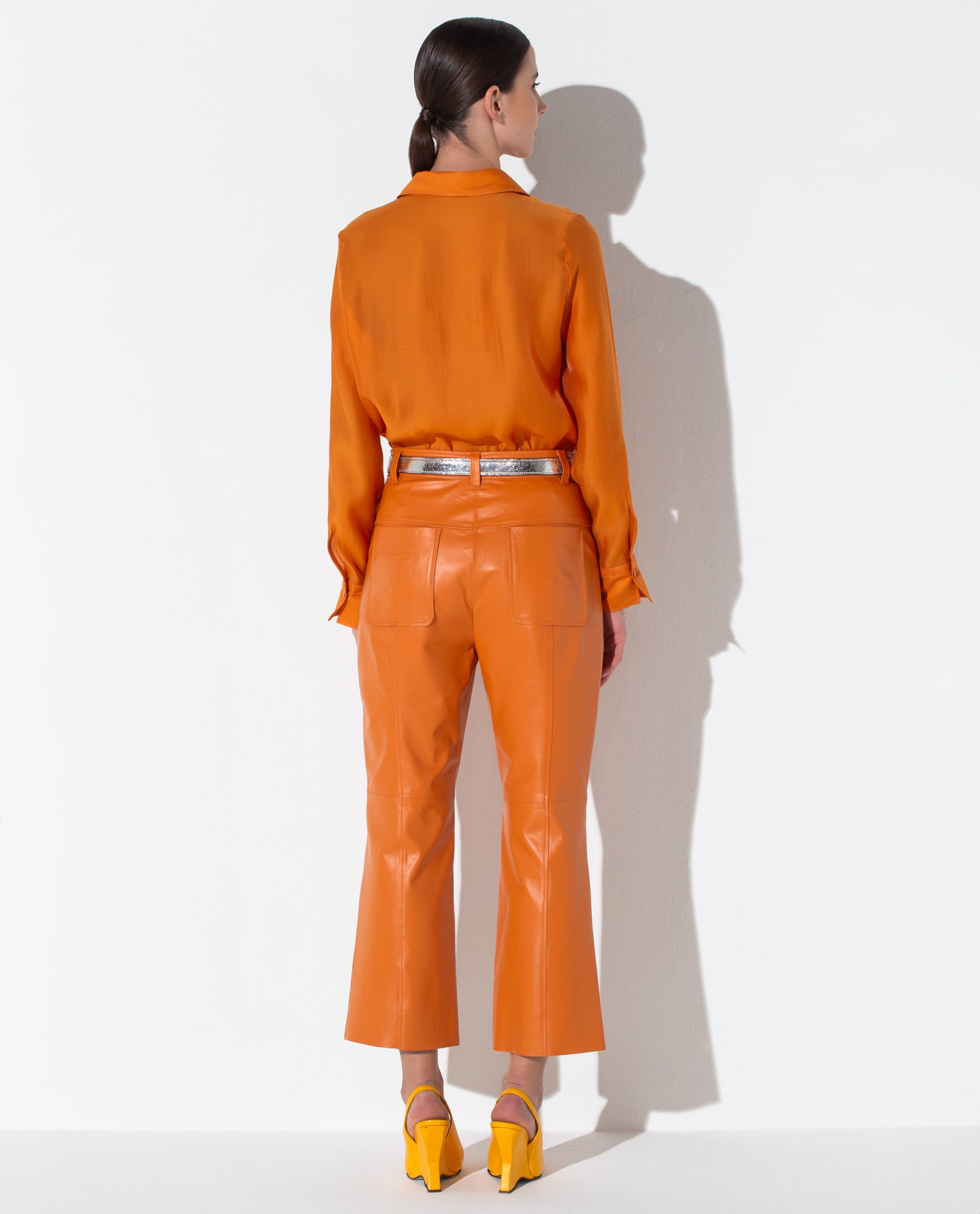 Calça Lafort Capri Gabriela Couro