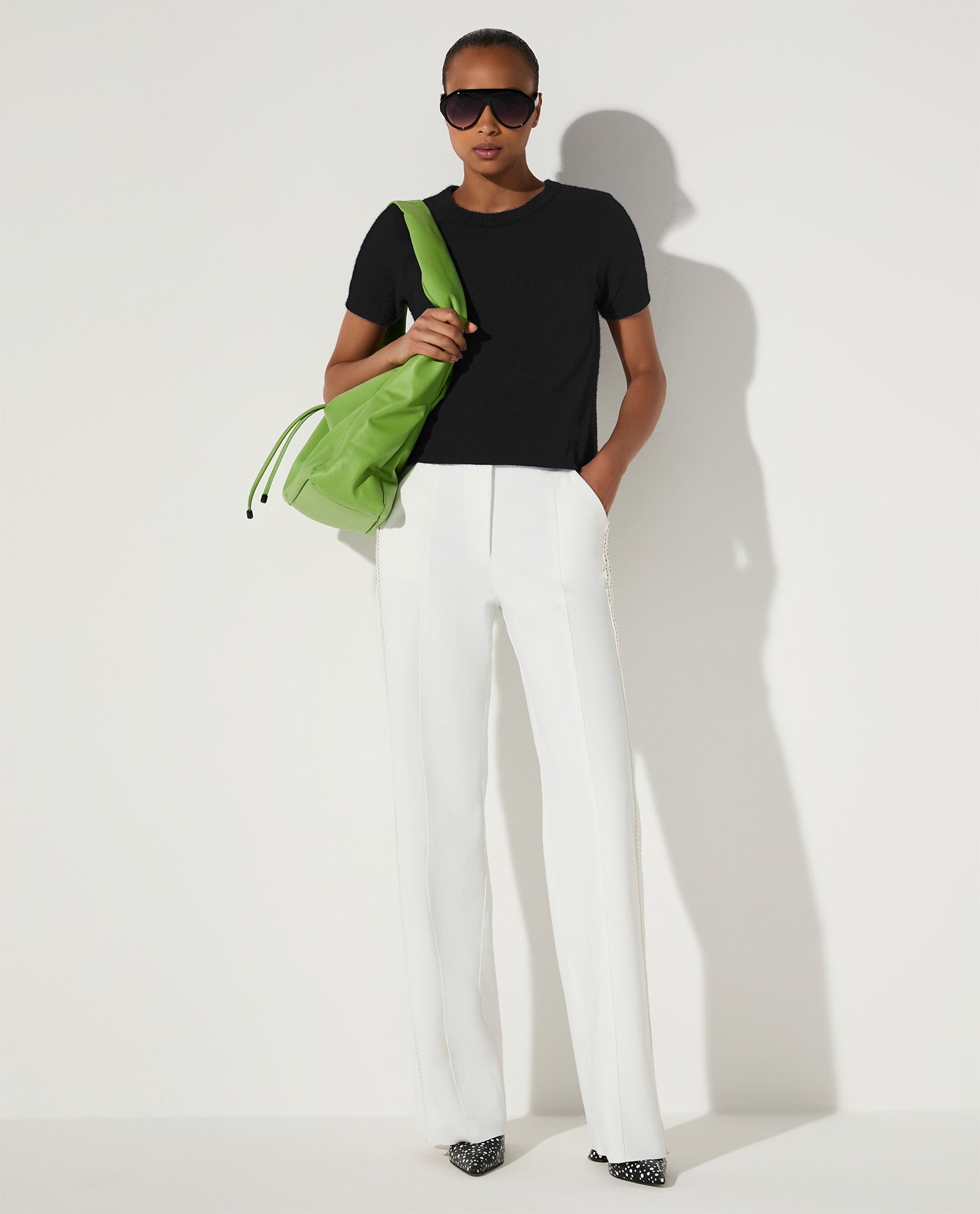 Blusa Lafort Manga Curta Lavinia Tricot