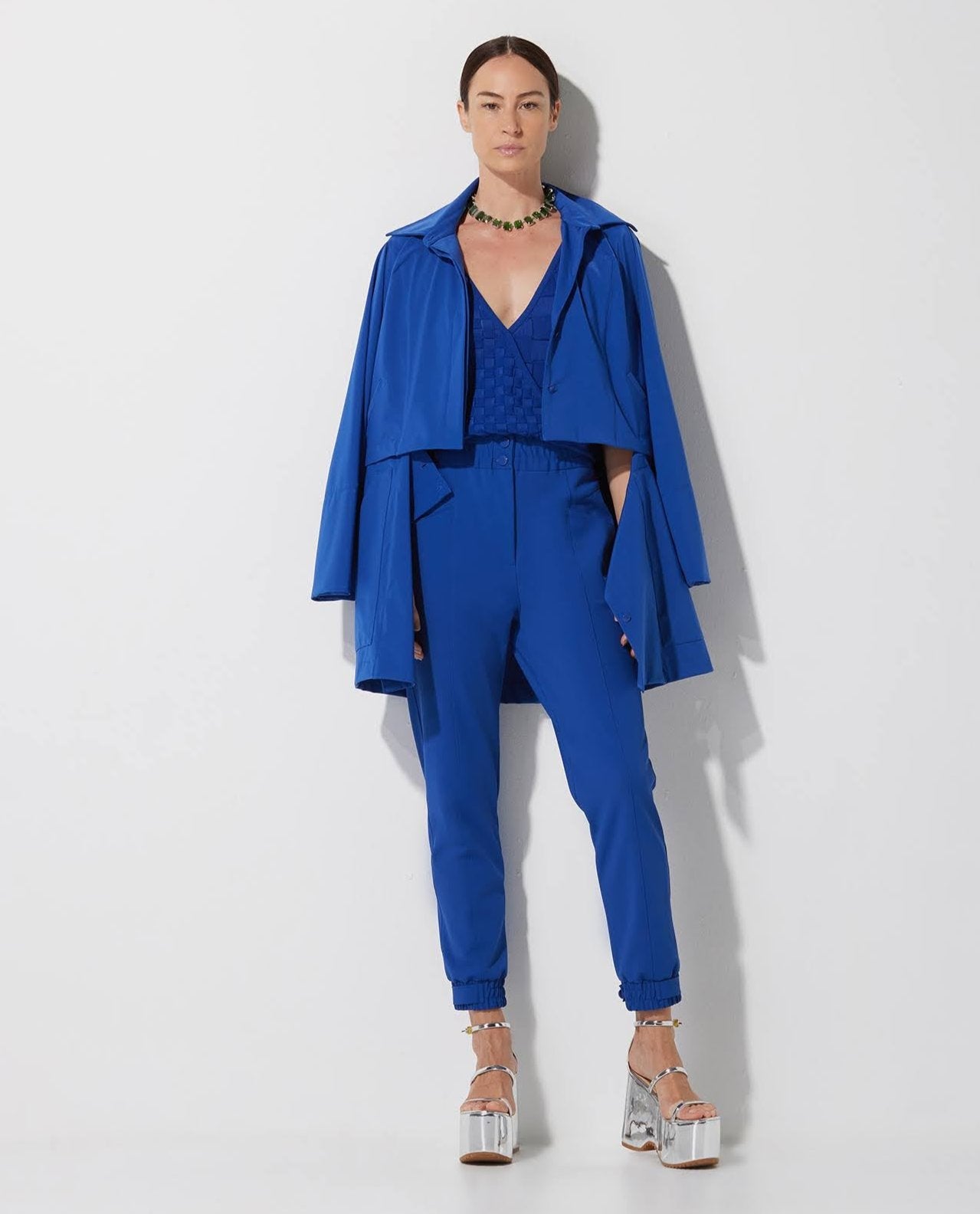 Parka Lafort Alongado Marcela Edge Block®