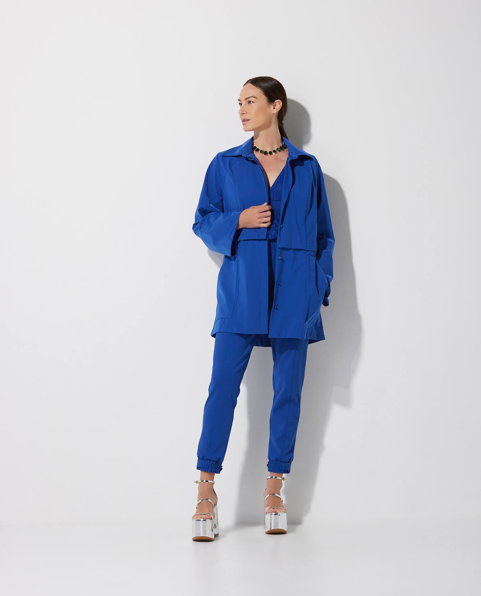 Parka Lafort Alongado Marcela Edge Block®