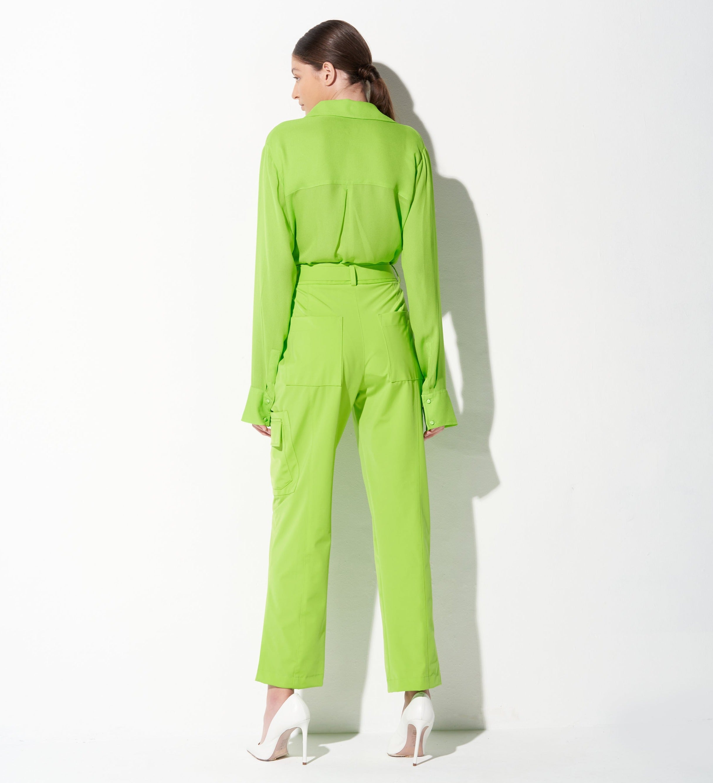 Camisa Lafort Slim Melinda Crepe Leve Le Club