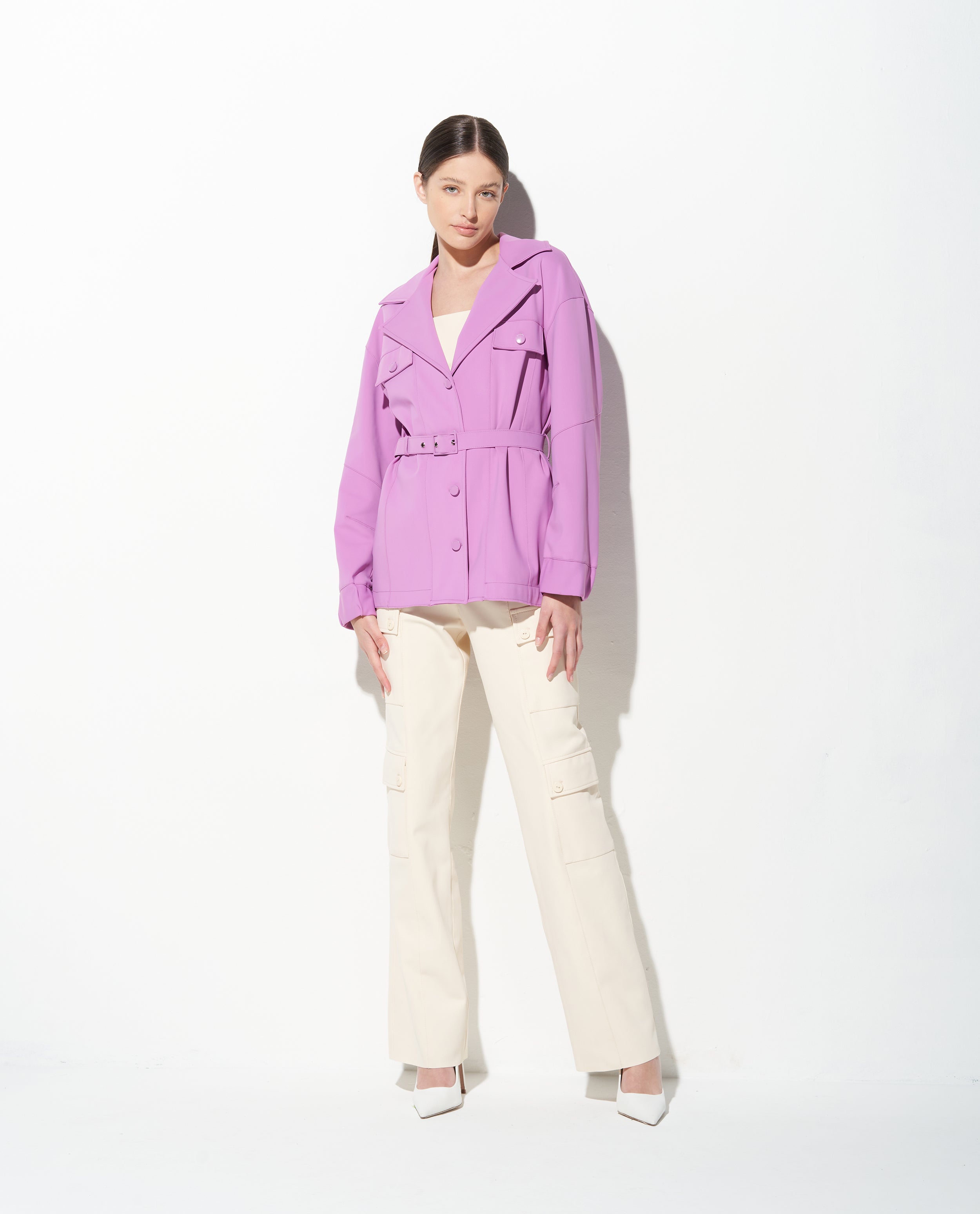 Casaco Lafort Com Cinto Carolyn Technoblock®