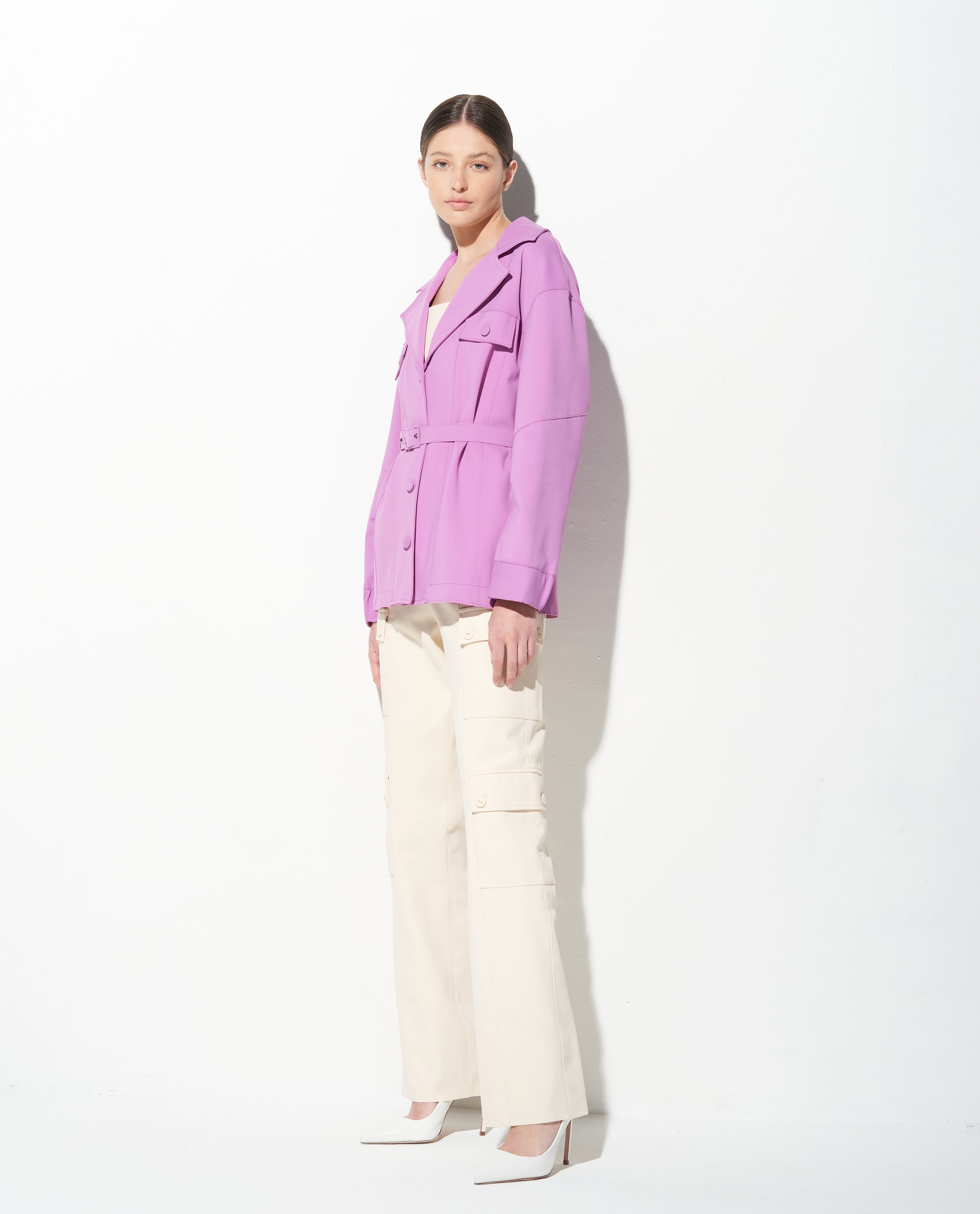 Casaco Lafort Com Cinto Carolyn Technoblock®