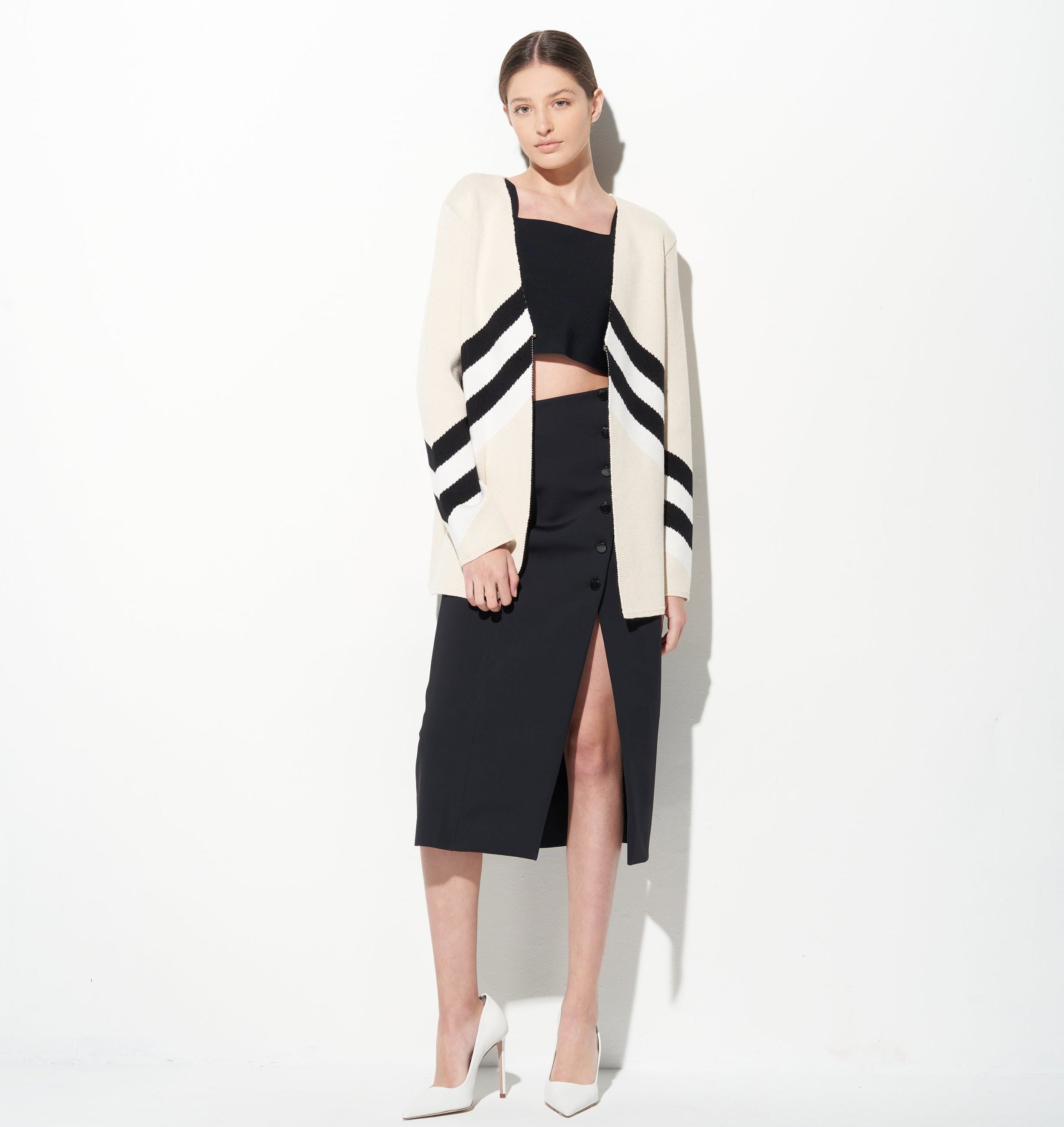 Casaco Lafort Alongado Lessie Tricot